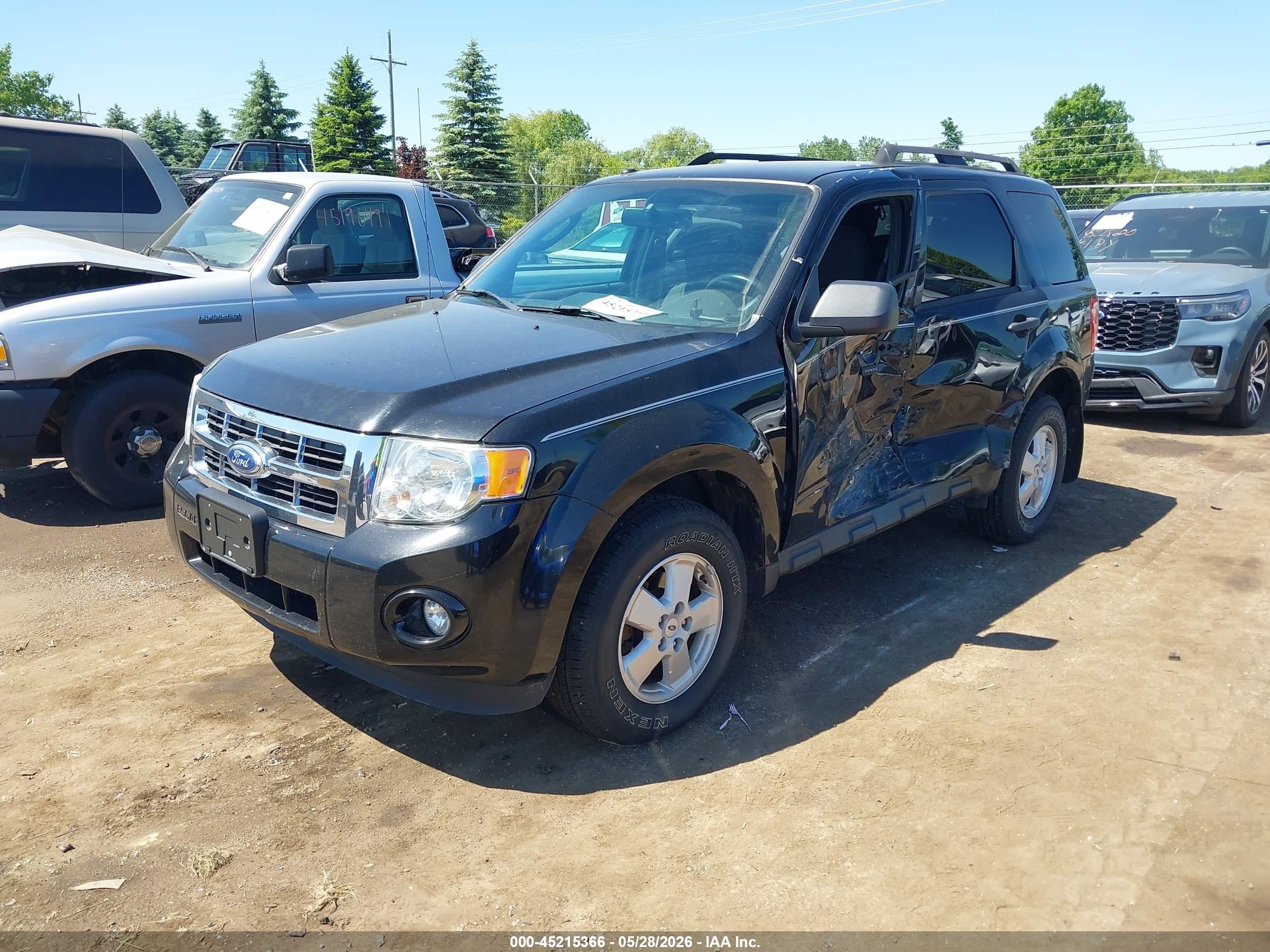 2012 Ford Escape Xlt Black vin: 1FMCU9D74CKB34026