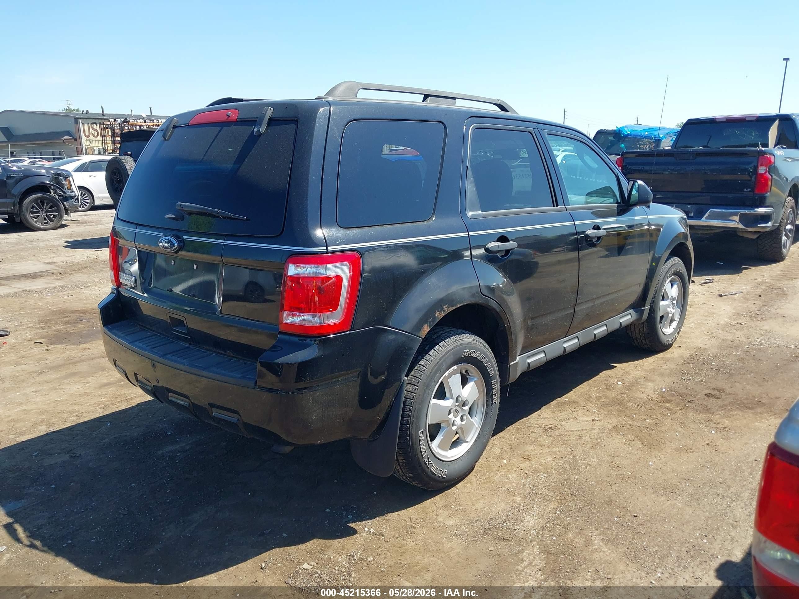 2012 Ford Escape Xlt Black vin: 1FMCU9D74CKB34026