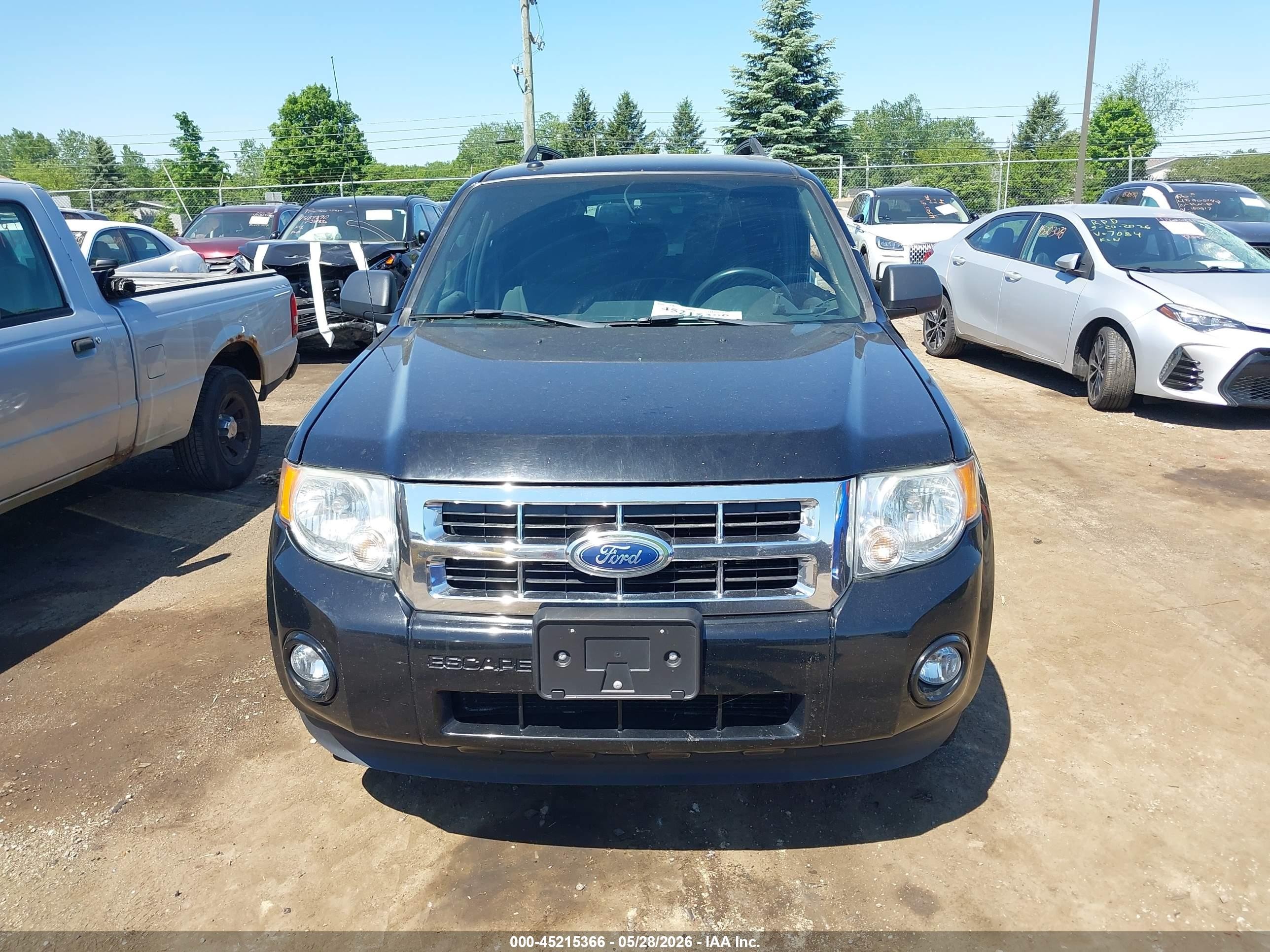 2012 Ford Escape Xlt Black vin: 1FMCU9D74CKB34026