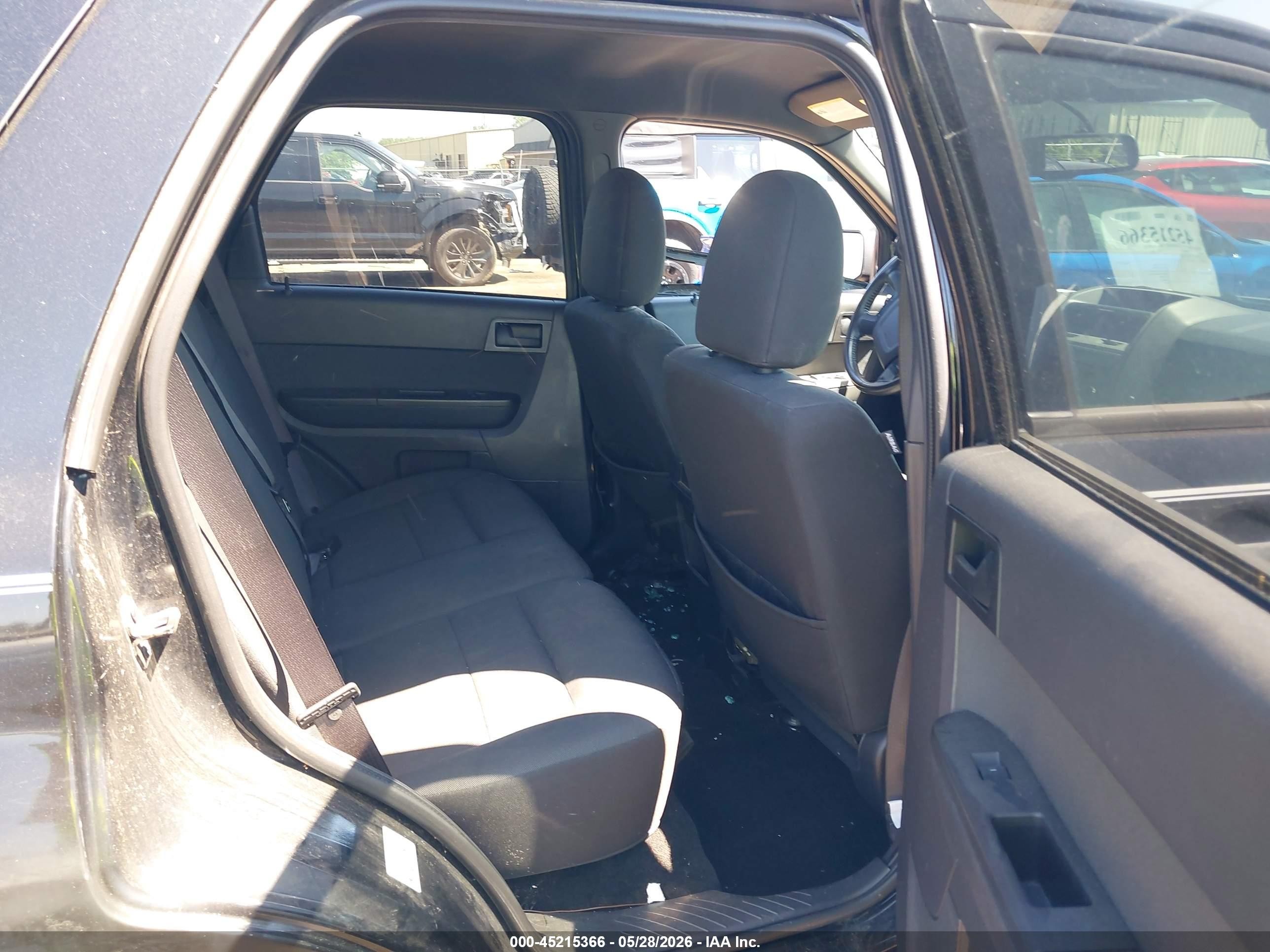 2012 Ford Escape Xlt Black vin: 1FMCU9D74CKB34026