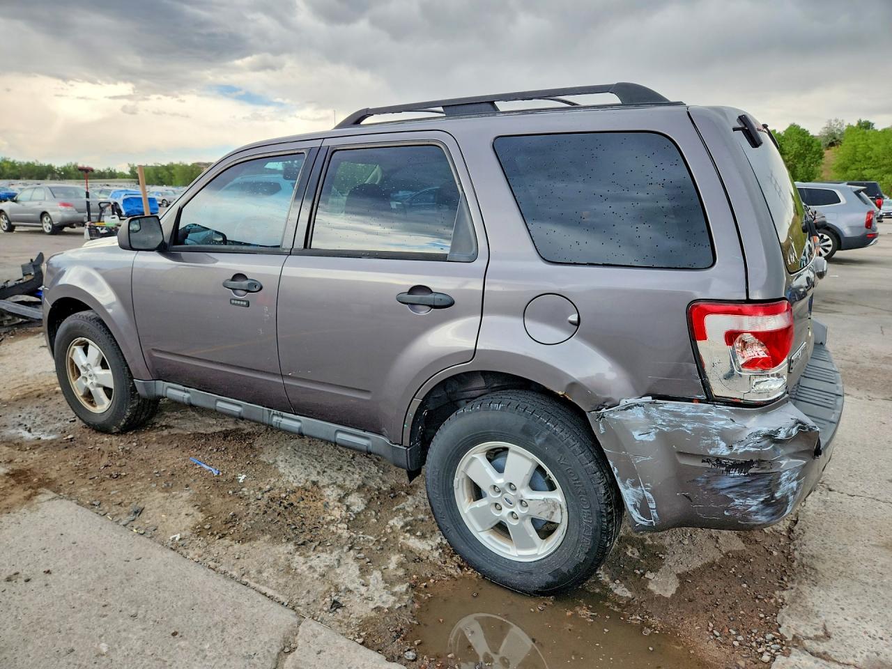 2010 Ford Escape Xlt Gray vin: 1FMCU9D75AKB95186