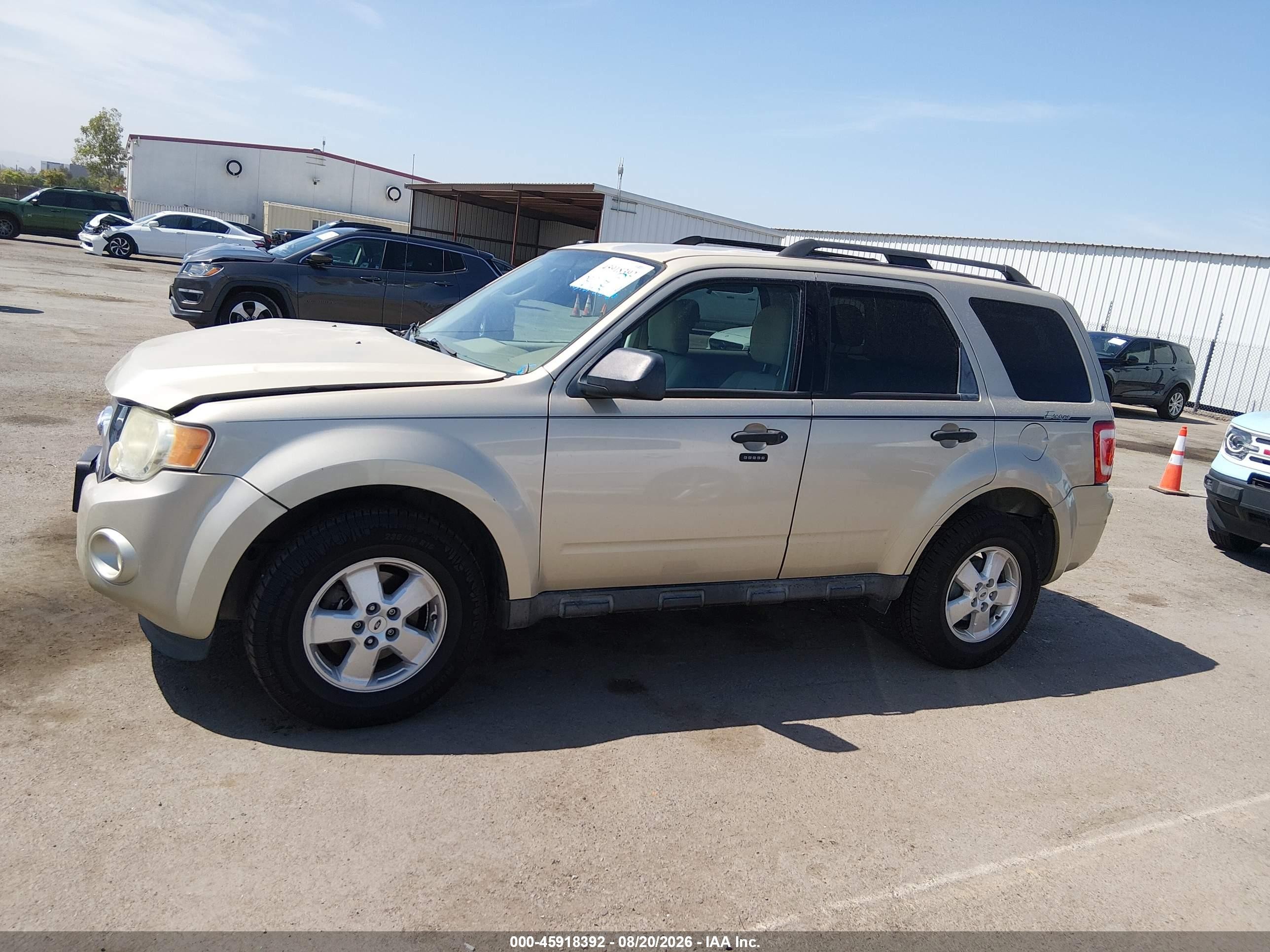 2010 Ford Escape Xlt Champagne vin: 1FMCU9D75AKC77323