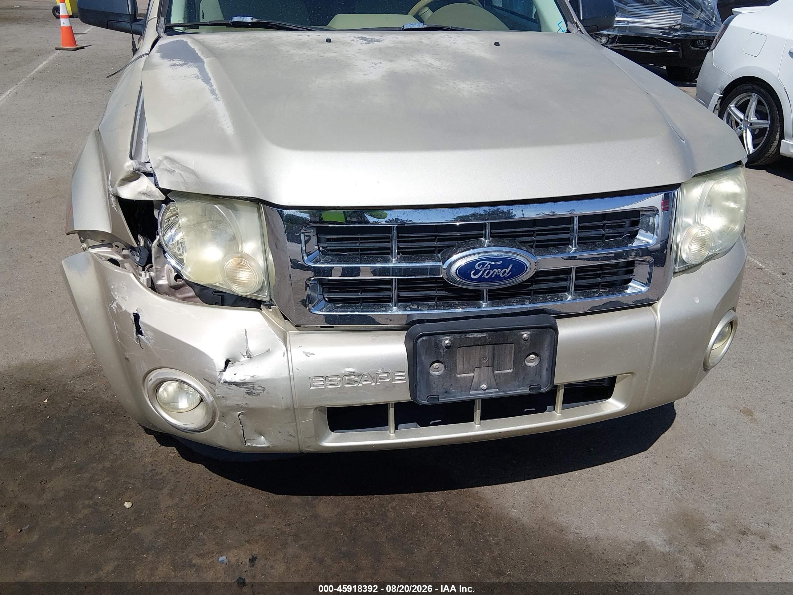 2010 Ford Escape Xlt Champagne vin: 1FMCU9D75AKC77323