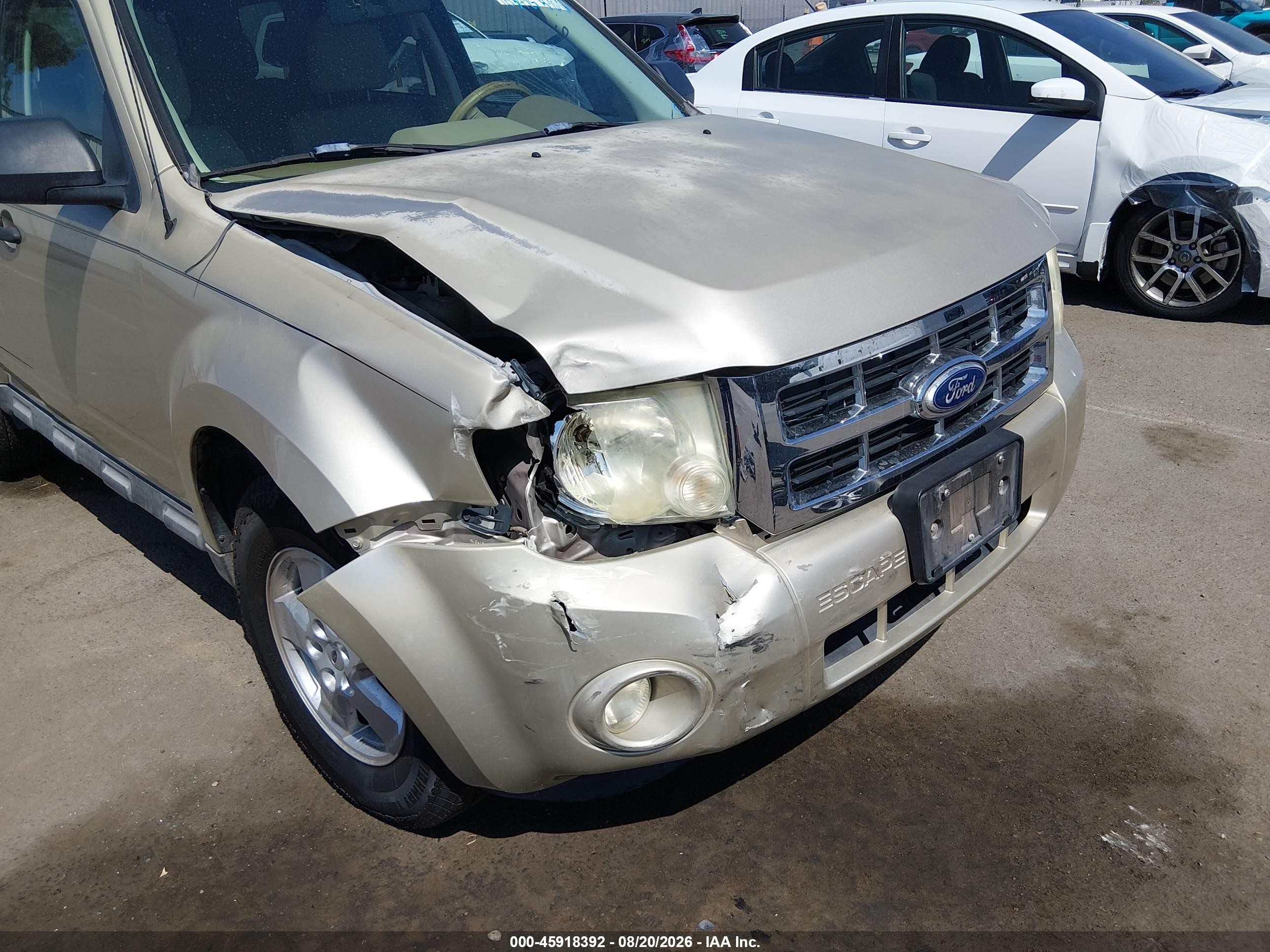 2010 Ford Escape Xlt Champagne vin: 1FMCU9D75AKC77323