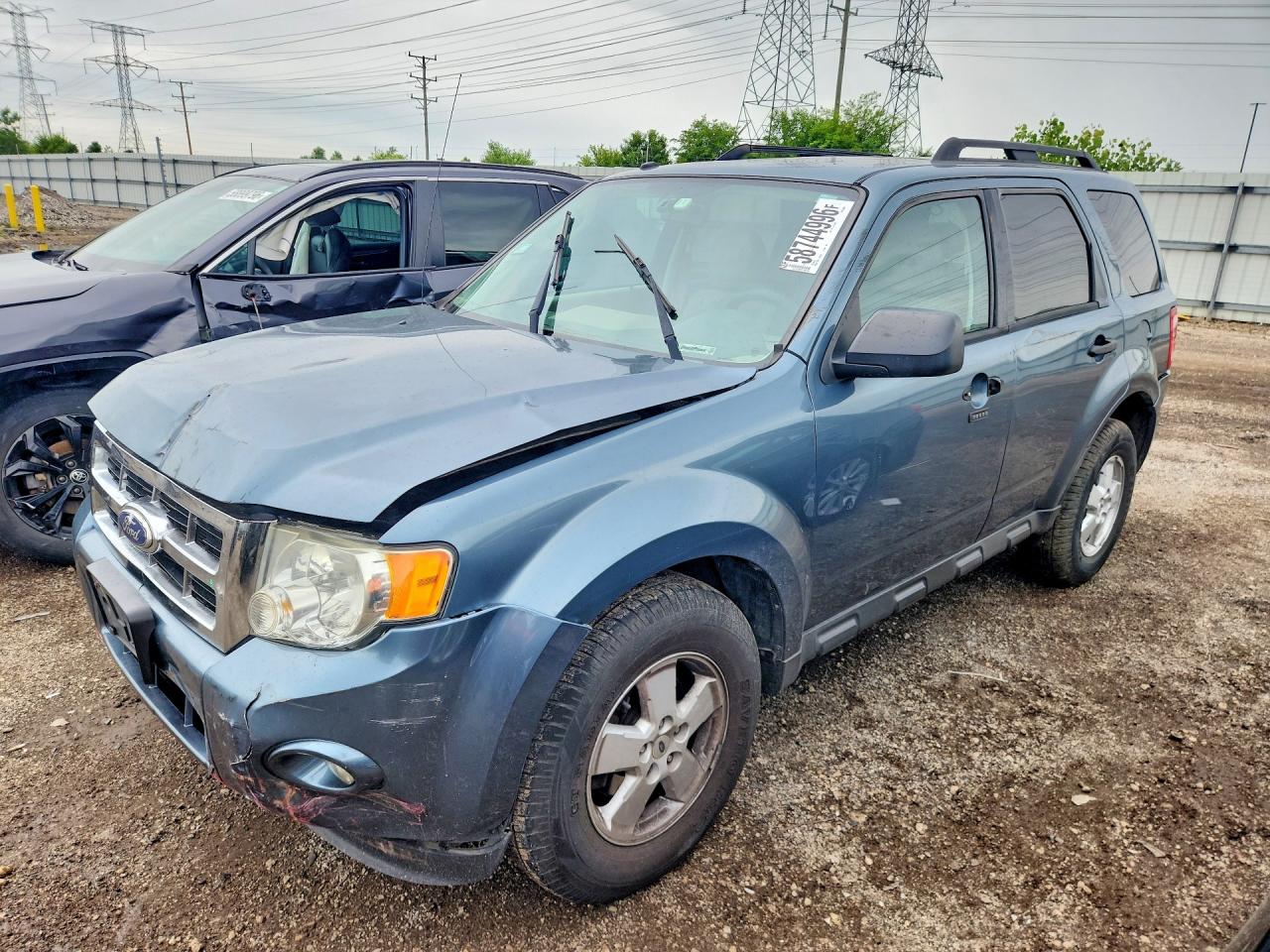 2010 Ford Escape Xlt Blue vin: 1FMCU9D75AKD06397