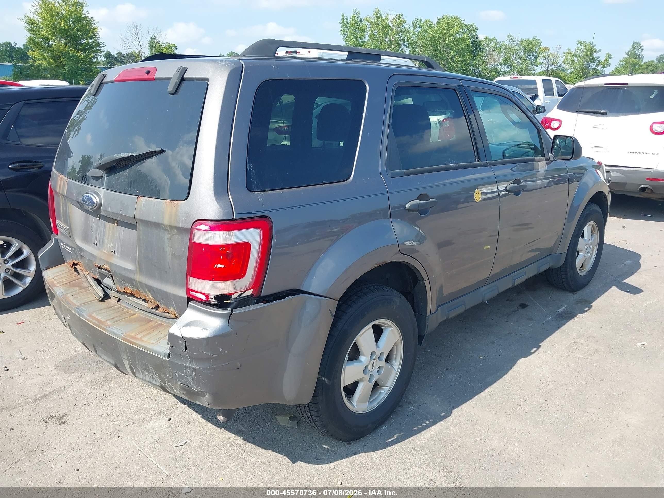 2011 Ford Escape Xlt Gray vin: 1FMCU9D75BKC11310