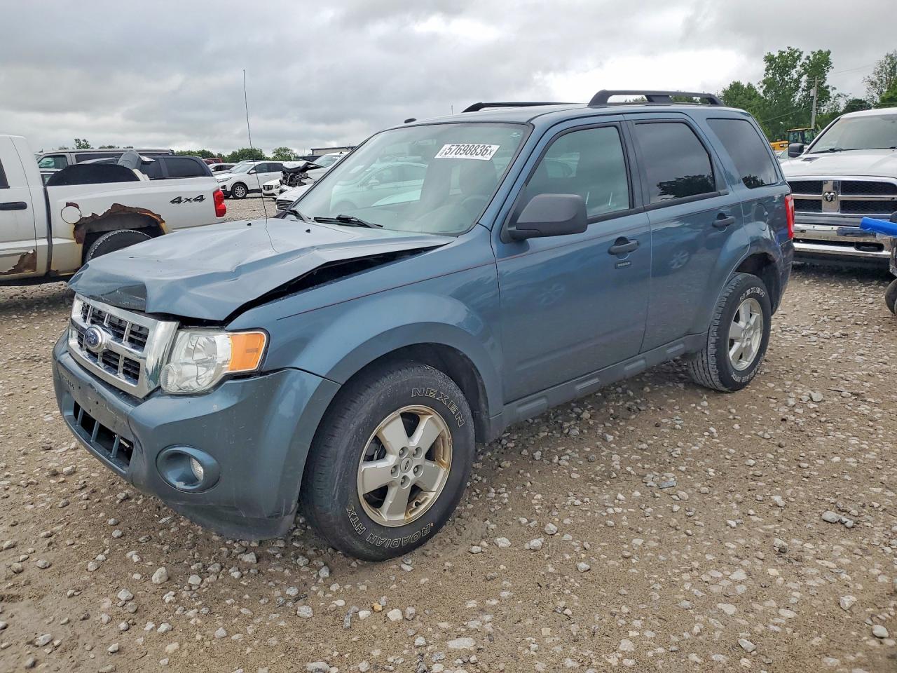 2011 Ford Escape Xlt Blue vin: 1FMCU9D75BKC37423