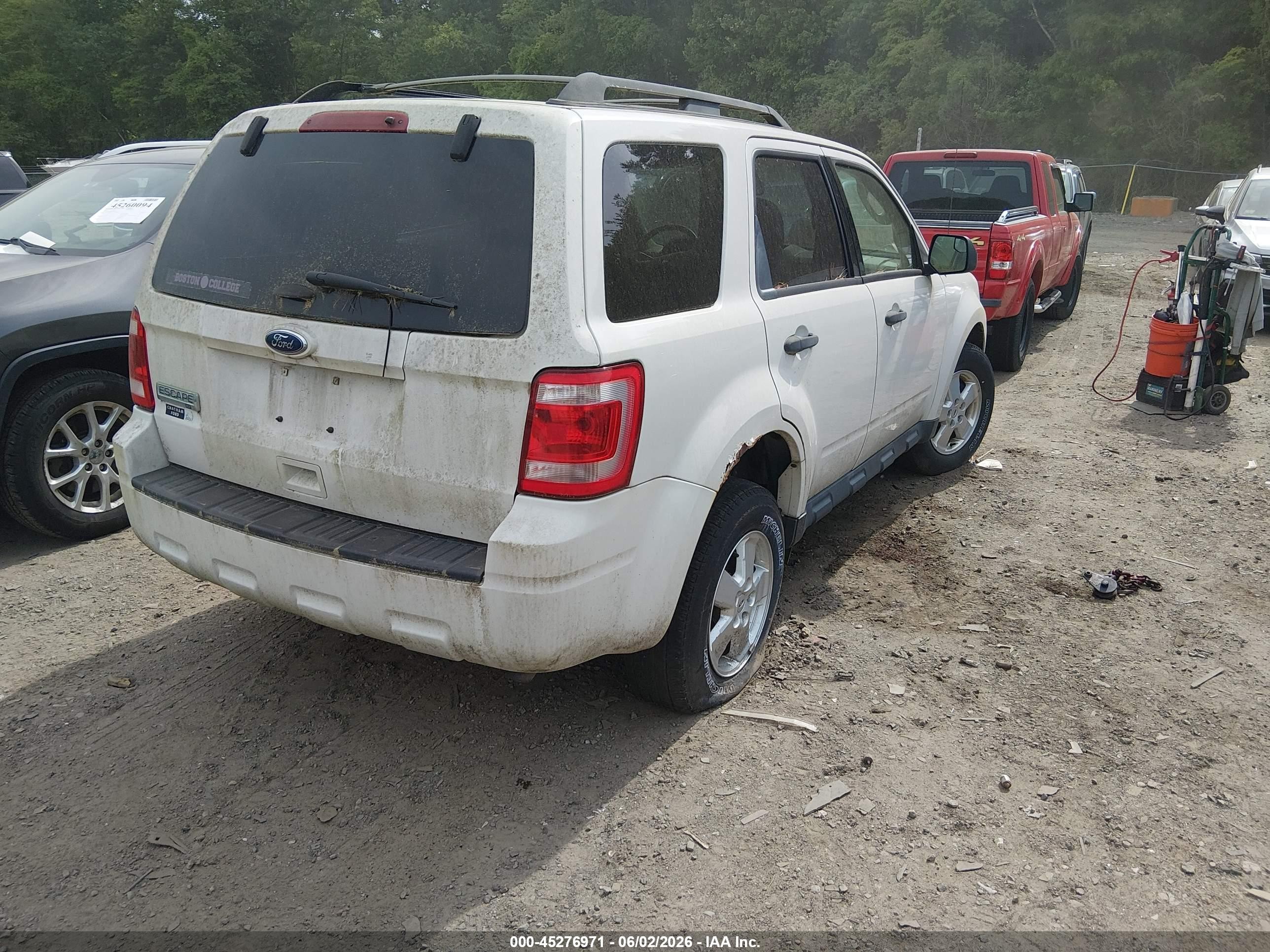 2012 Ford Escape Xlt White vin: 1FMCU9D75CKB20023