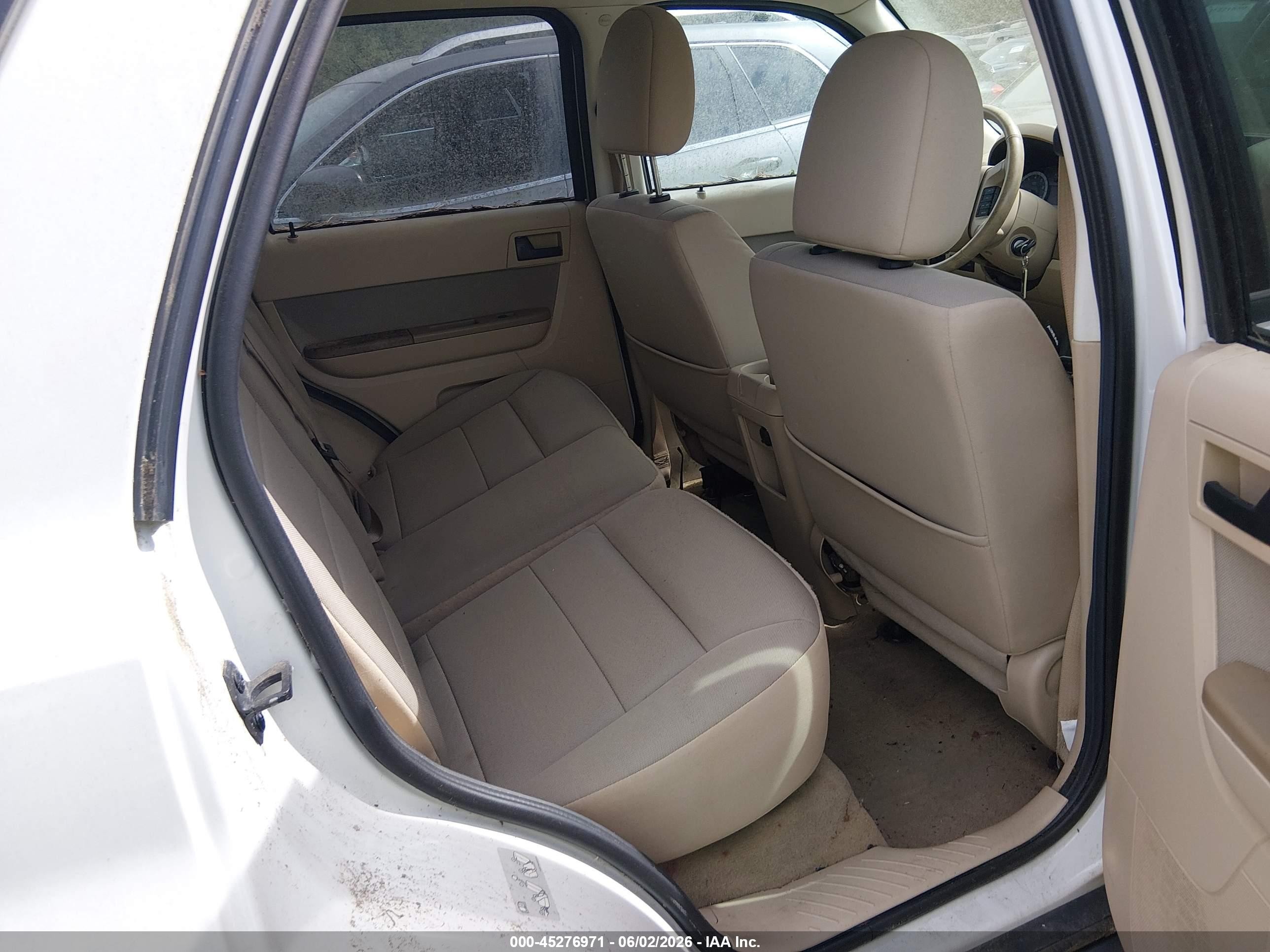 2012 Ford Escape Xlt White vin: 1FMCU9D75CKB20023