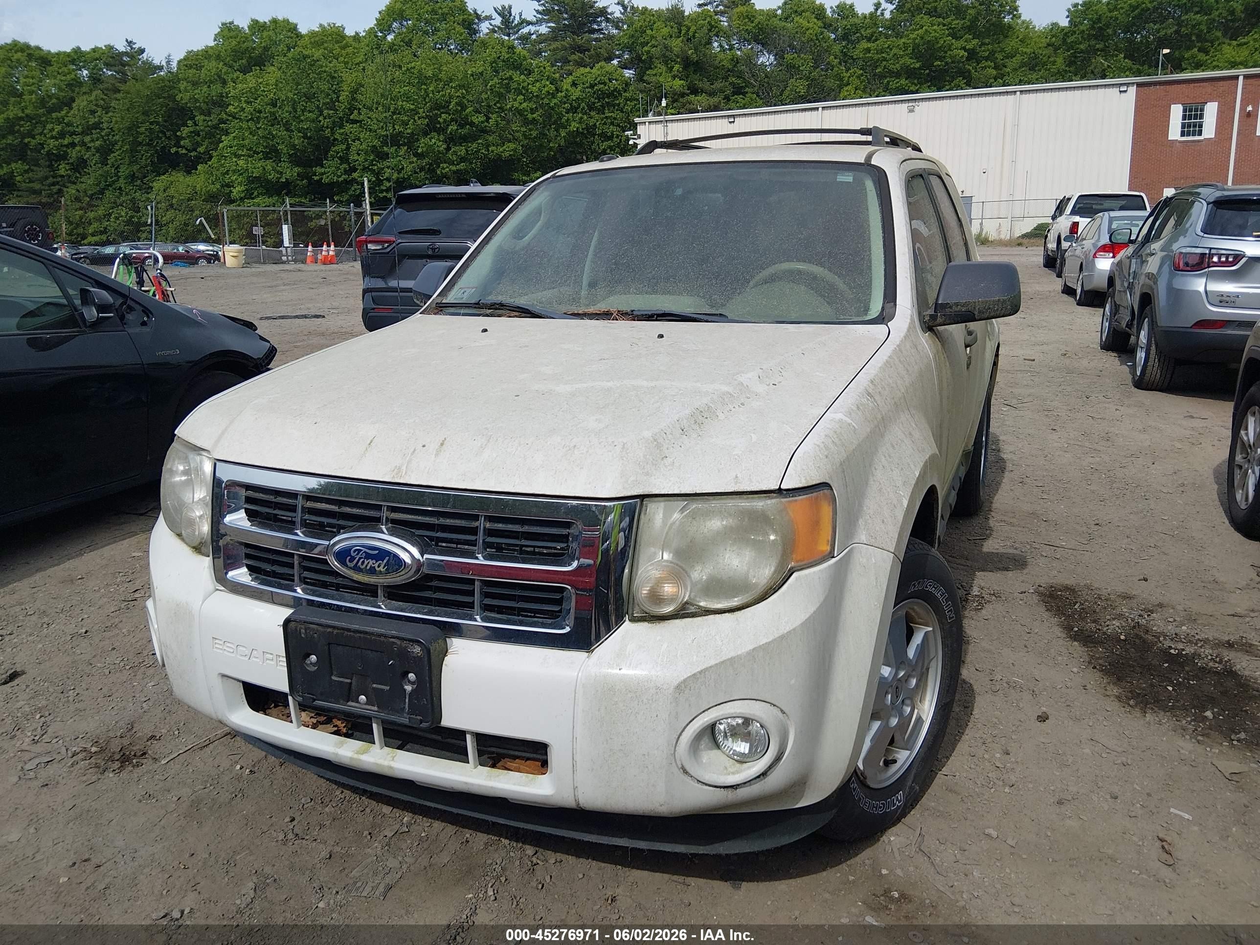 2012 Ford Escape Xlt White vin: 1FMCU9D75CKB20023