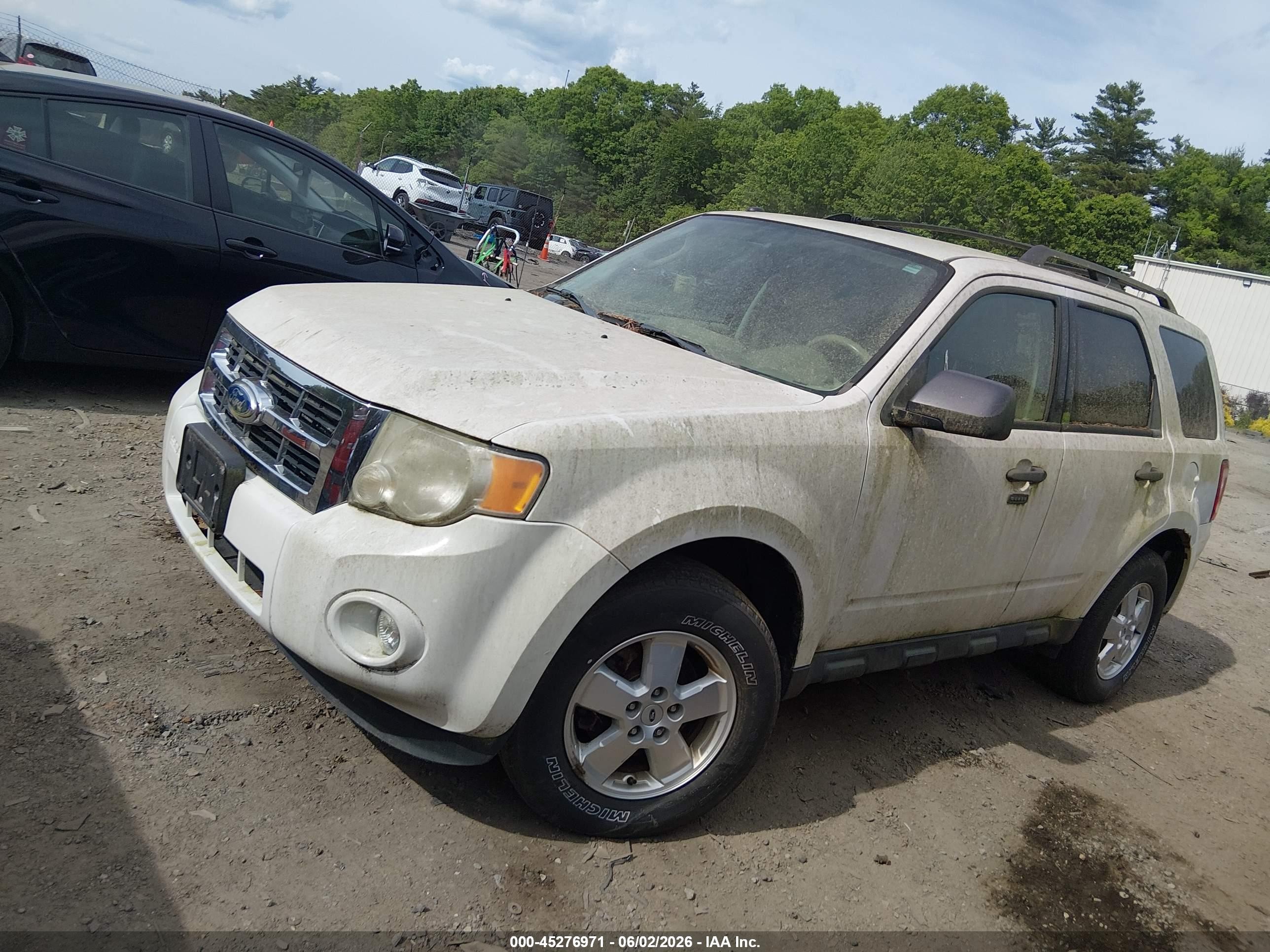 2012 Ford Escape Xlt White vin: 1FMCU9D75CKB20023