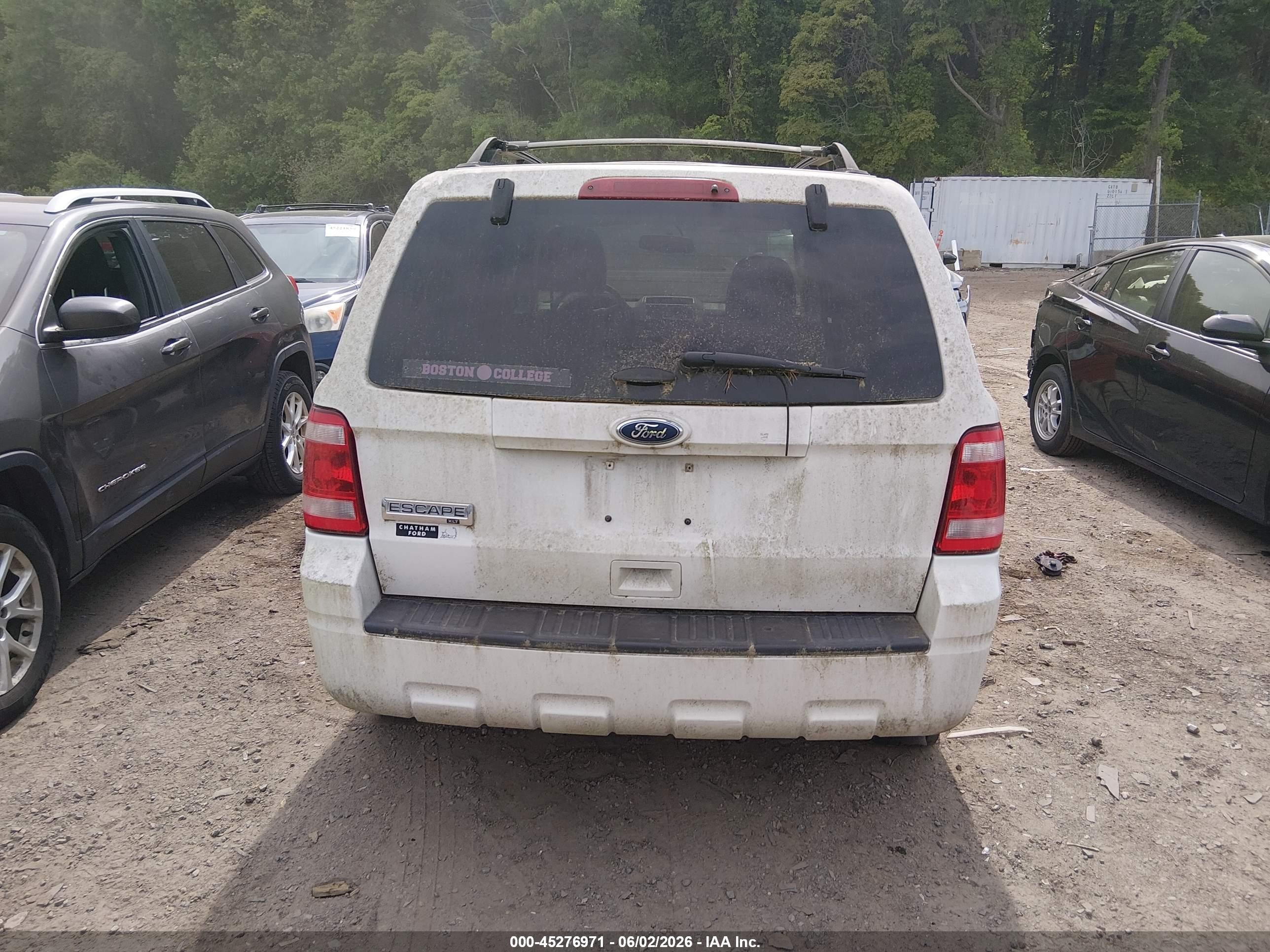 2012 Ford Escape Xlt White vin: 1FMCU9D75CKB20023