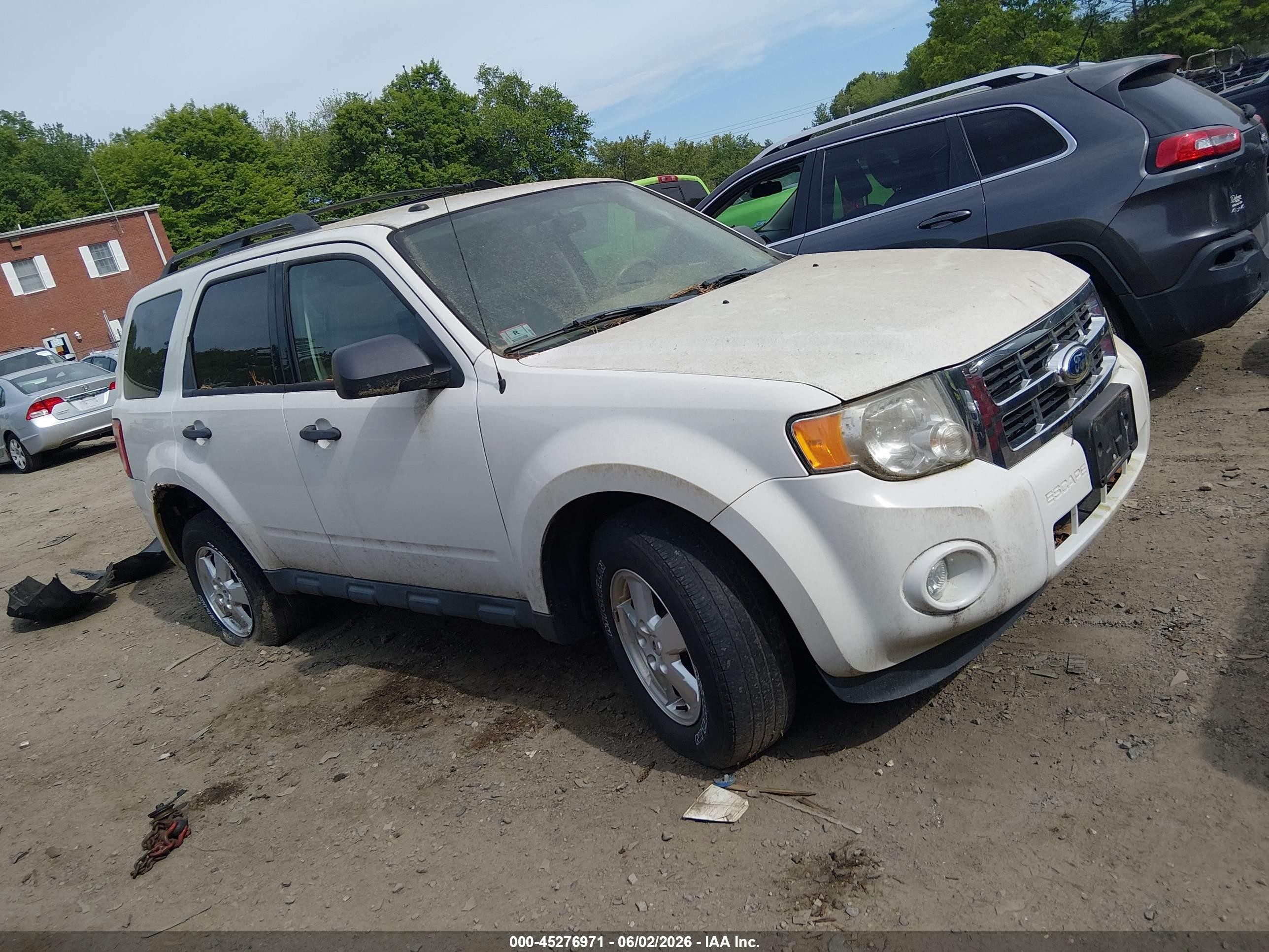 2012 Ford Escape Xlt White vin: 1FMCU9D75CKB20023