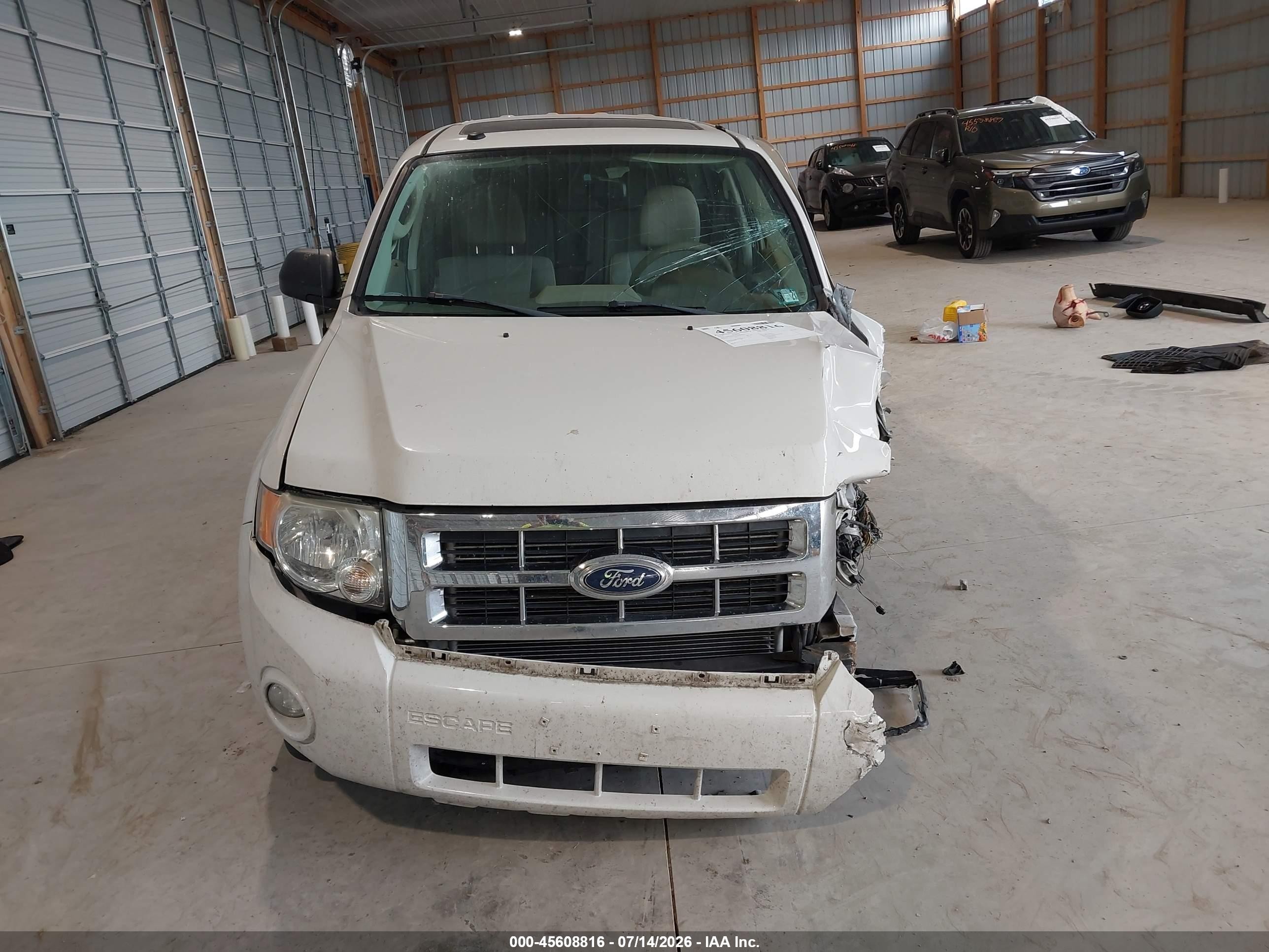 2012 Ford Escape Xlt White vin: 1FMCU9D75CKB28820