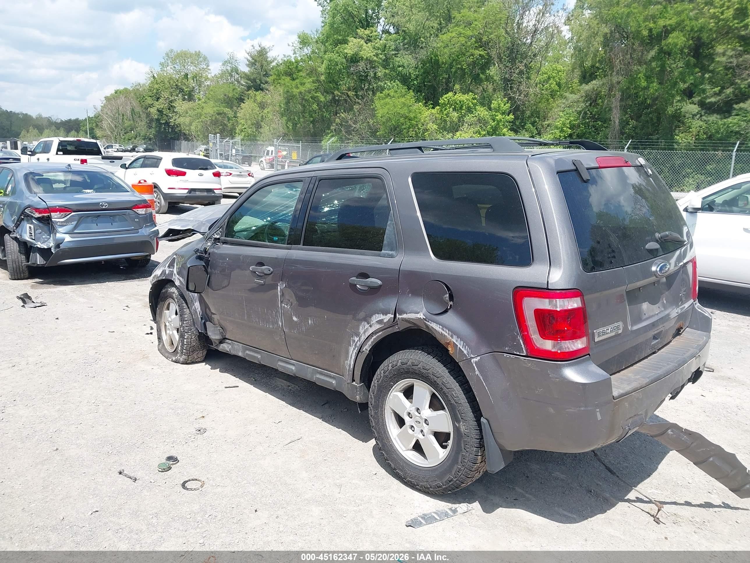2012 Ford Escape Xlt Black vin: 1FMCU9D75CKB64457