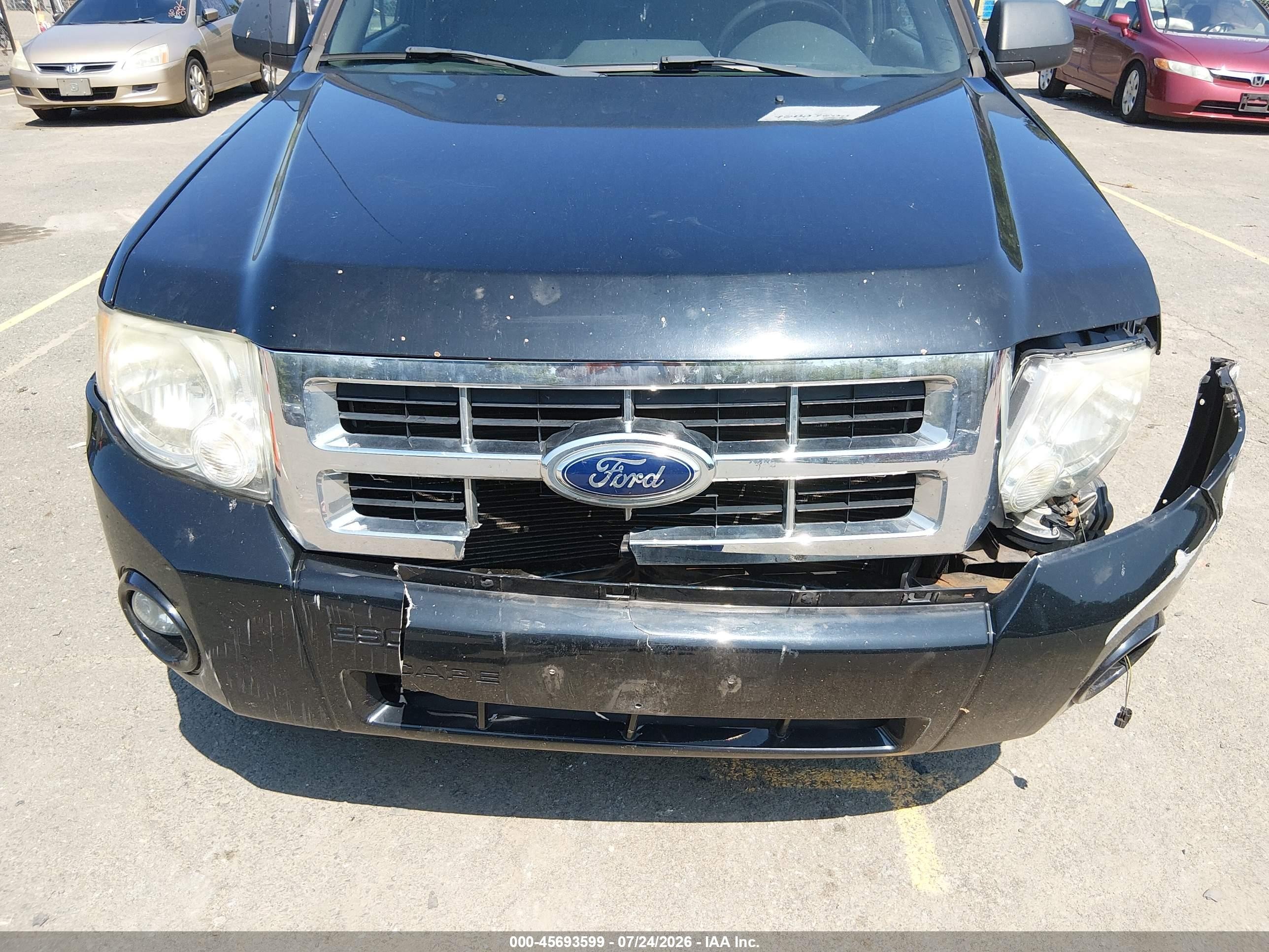 2012 Ford Escape Xlt Black vin: 1FMCU9D75CKC57933