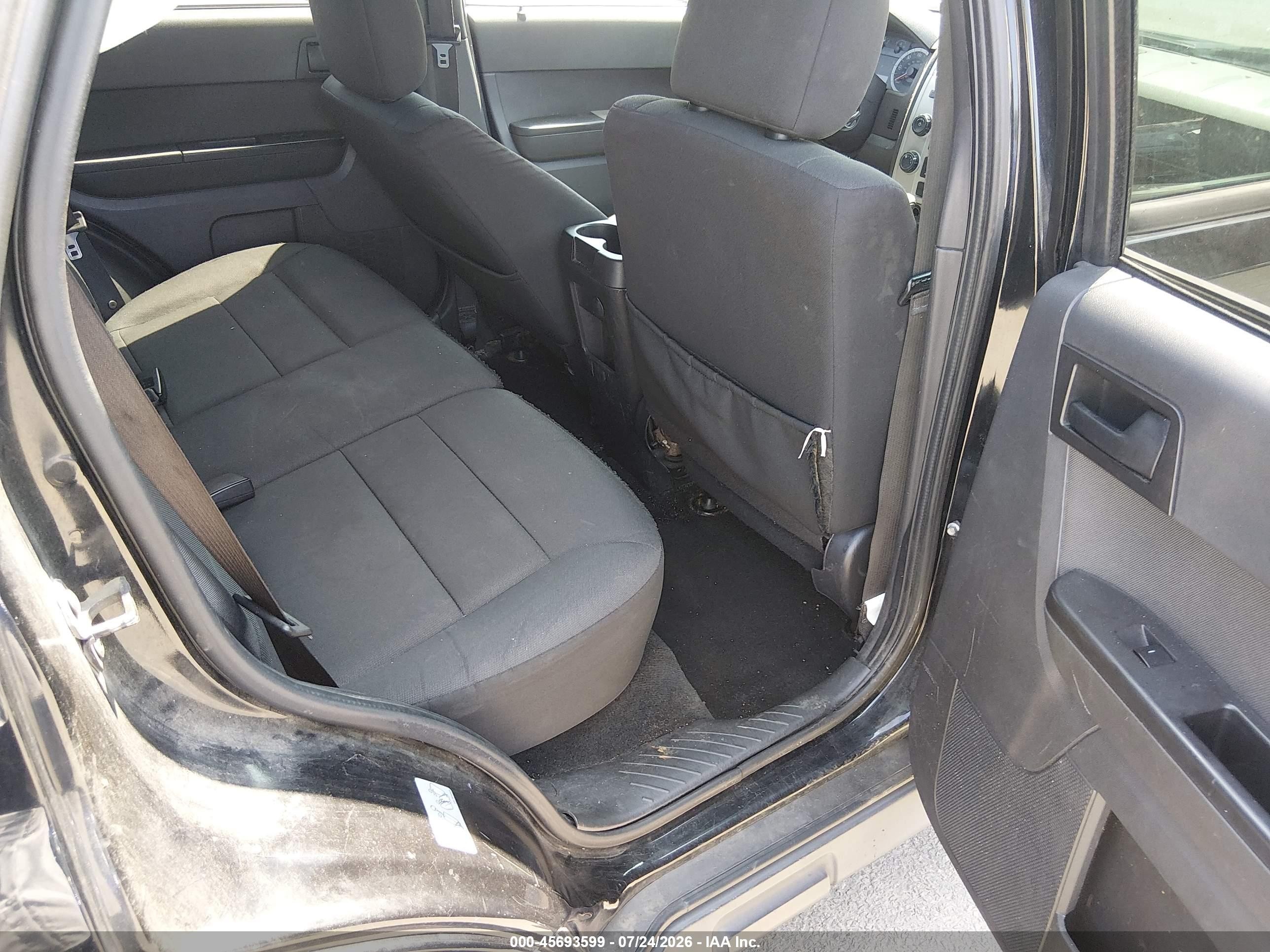 2012 Ford Escape Xlt Black vin: 1FMCU9D75CKC57933