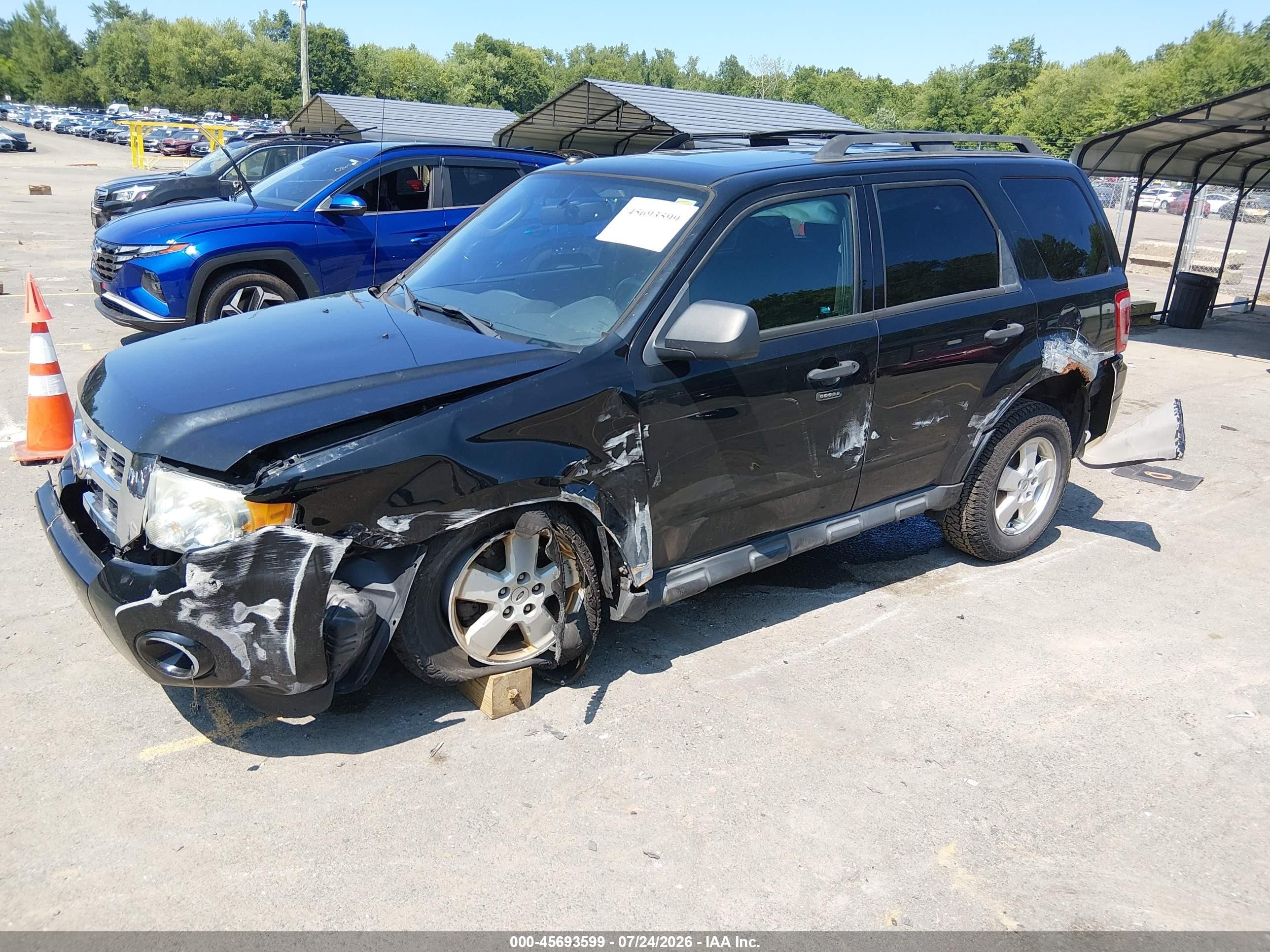 2012 Ford Escape Xlt Black vin: 1FMCU9D75CKC57933