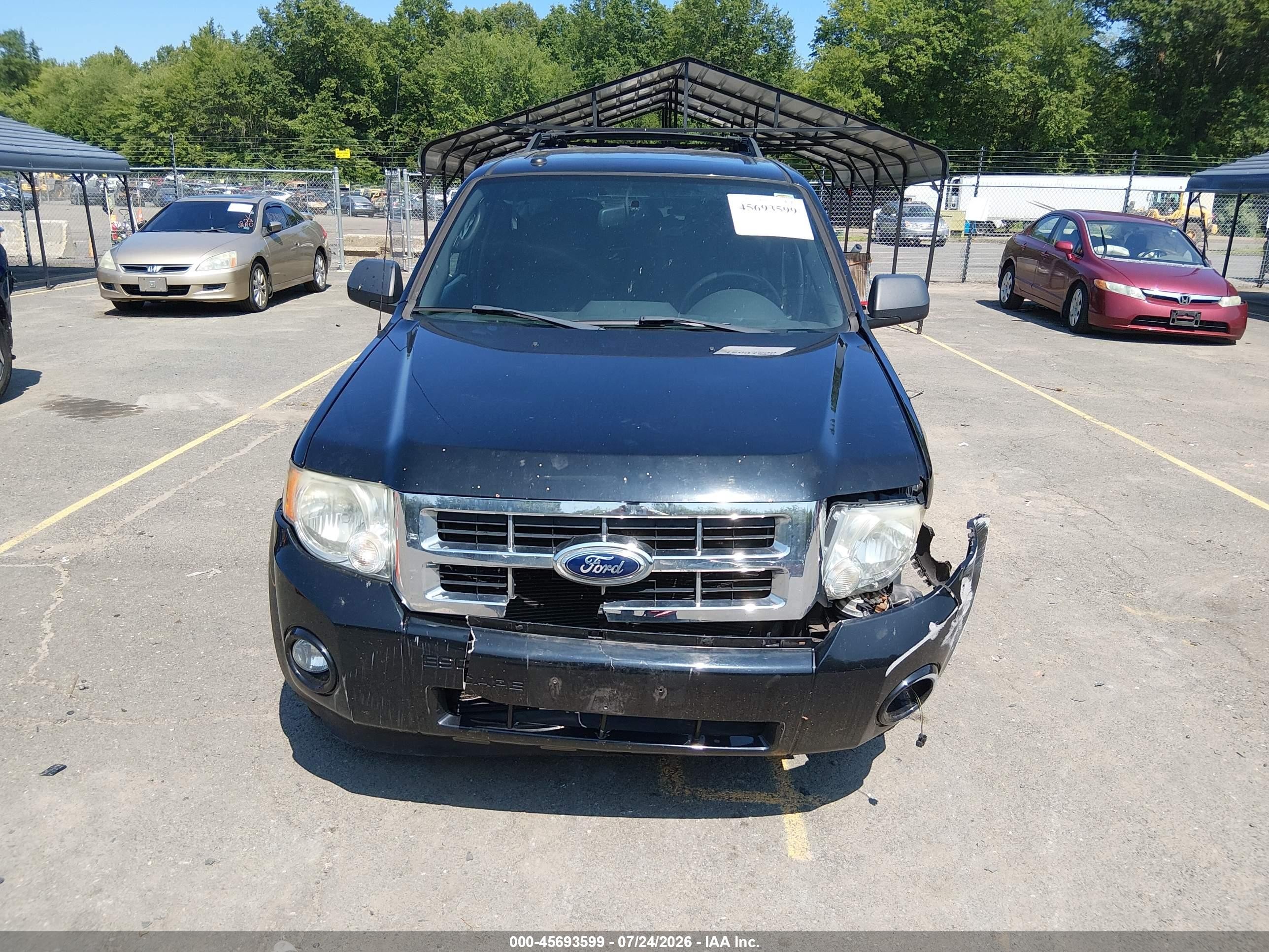 2012 Ford Escape Xlt Black vin: 1FMCU9D75CKC57933