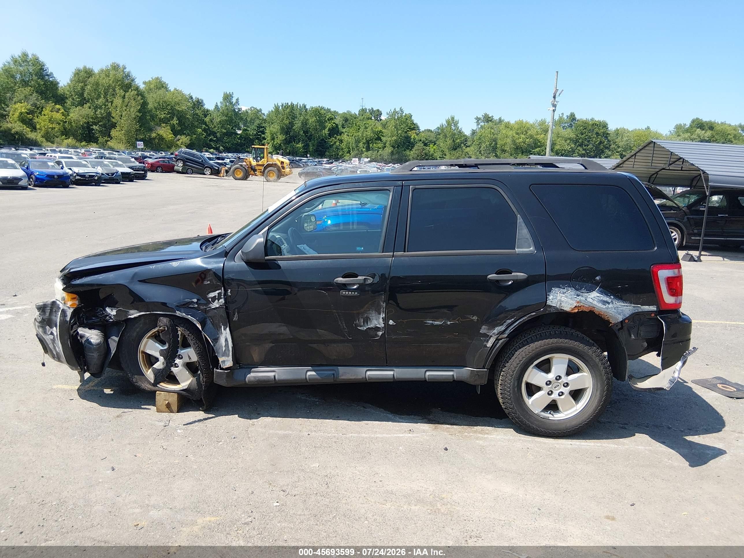 2012 Ford Escape Xlt Black vin: 1FMCU9D75CKC57933