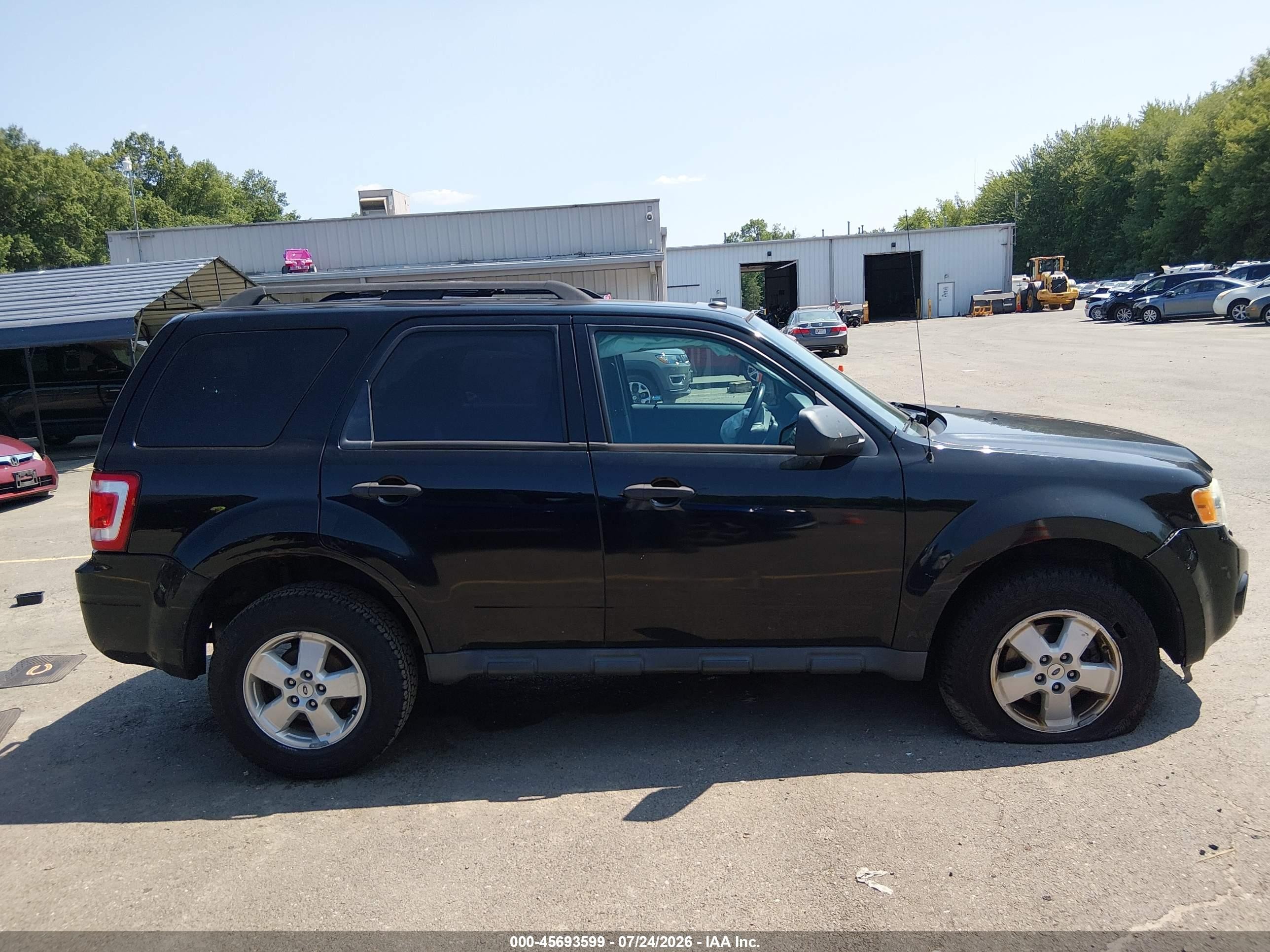 2012 Ford Escape Xlt Black vin: 1FMCU9D75CKC57933