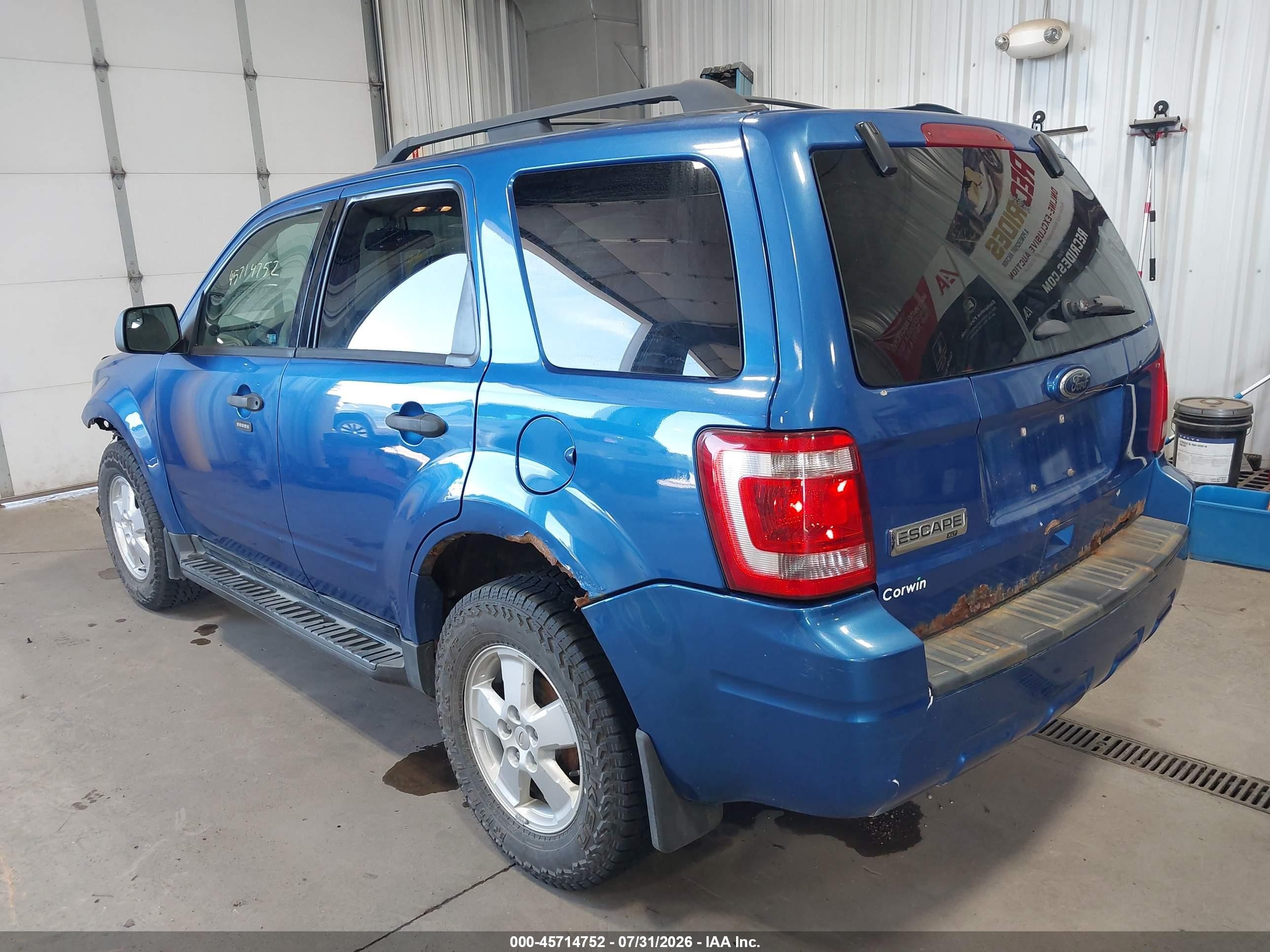 2012 Ford Escape Xlt Blue vin: 1FMCU9D75CKC83108