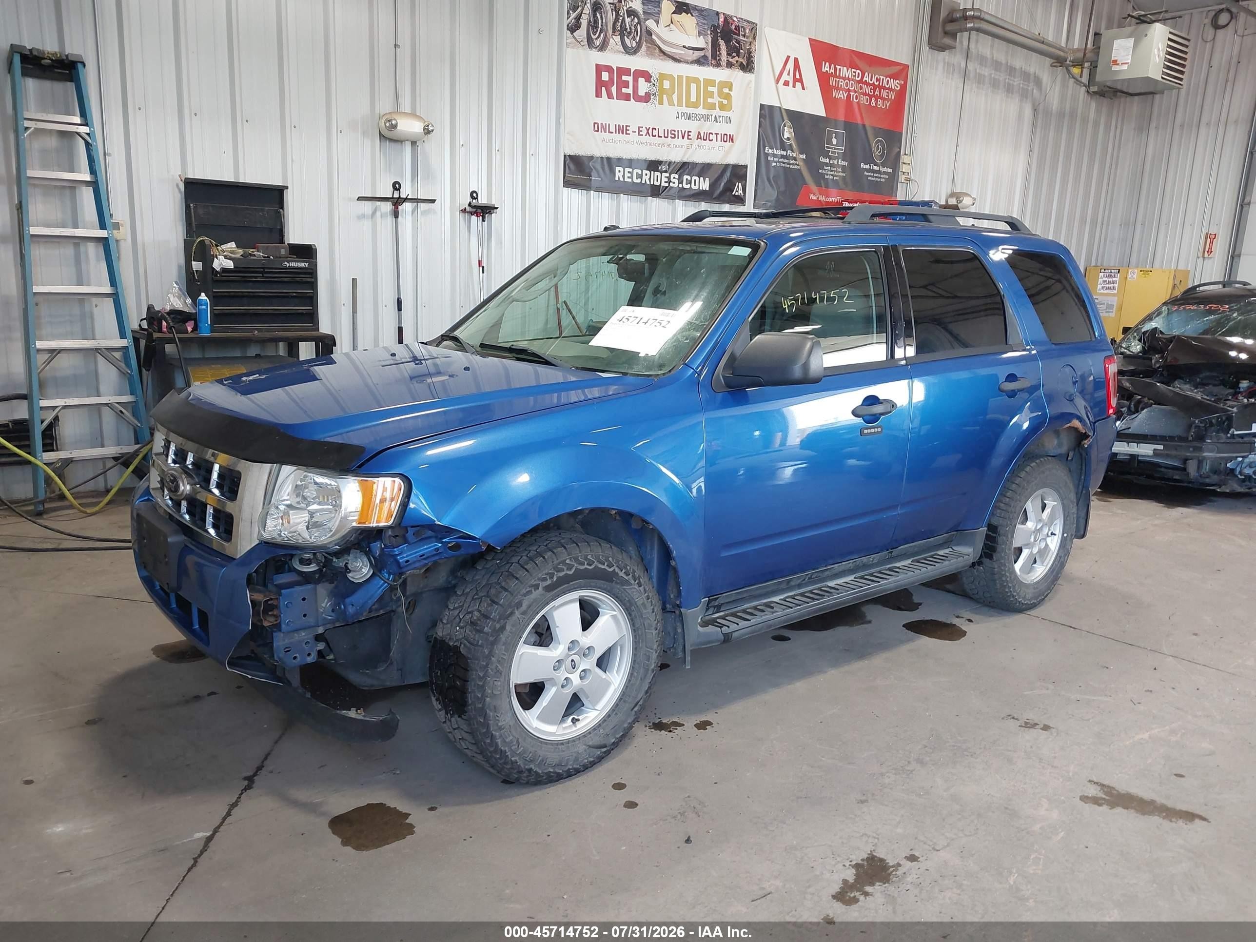 2012 Ford Escape Xlt Blue vin: 1FMCU9D75CKC83108