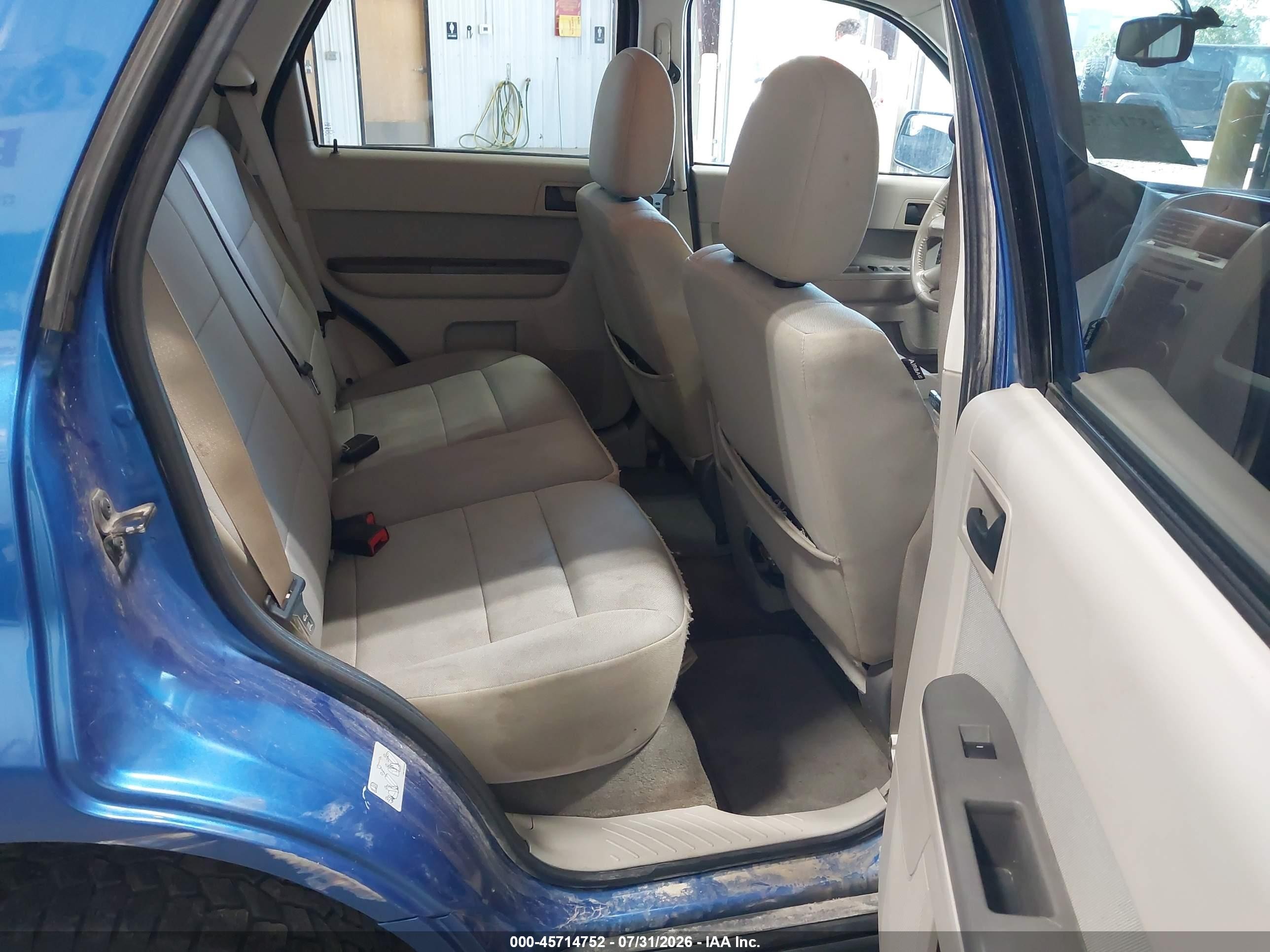2012 Ford Escape Xlt Blue vin: 1FMCU9D75CKC83108