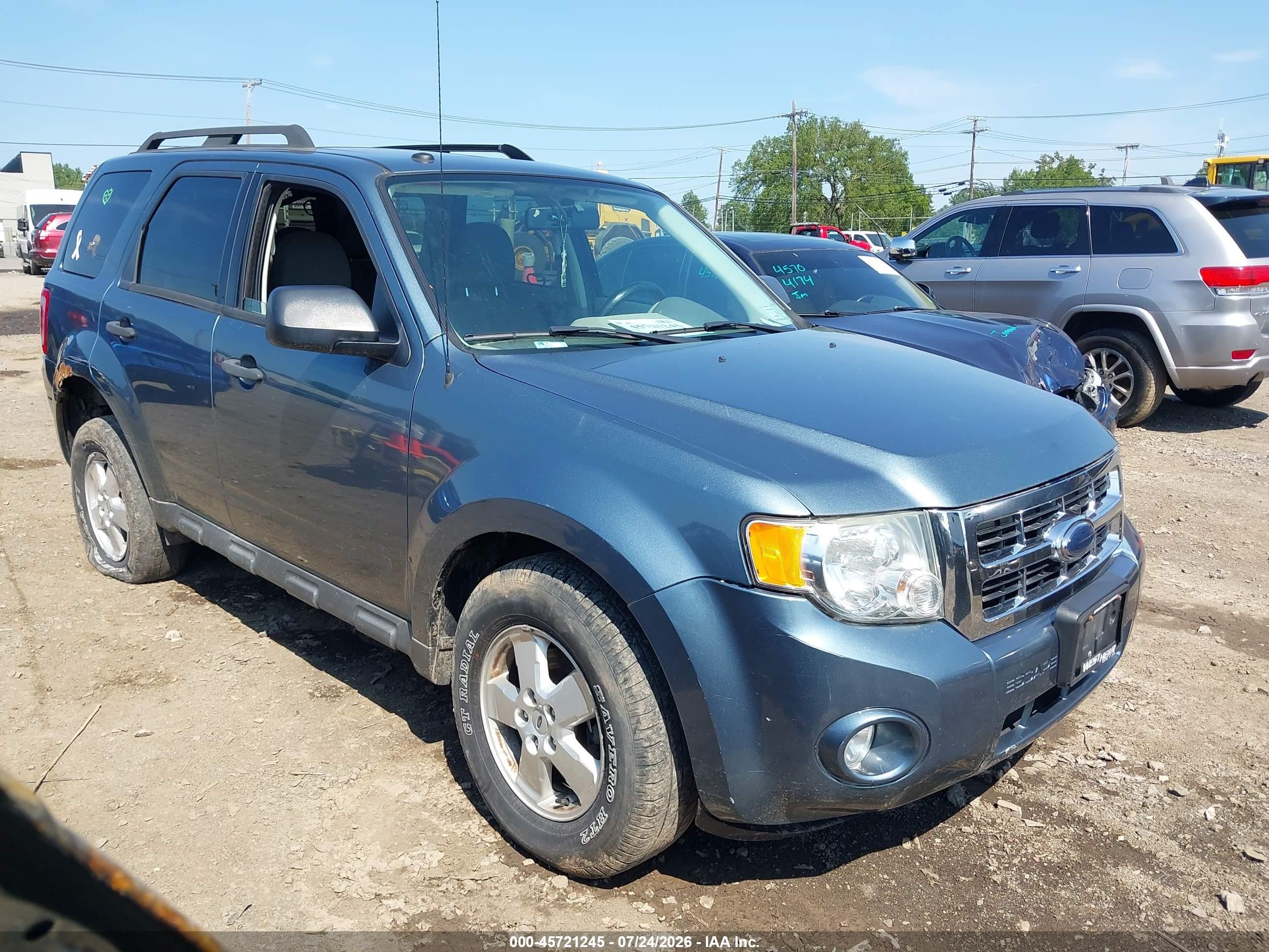 2010 Ford Escape Xlt Blue vin: 1FMCU9D76AKA09025