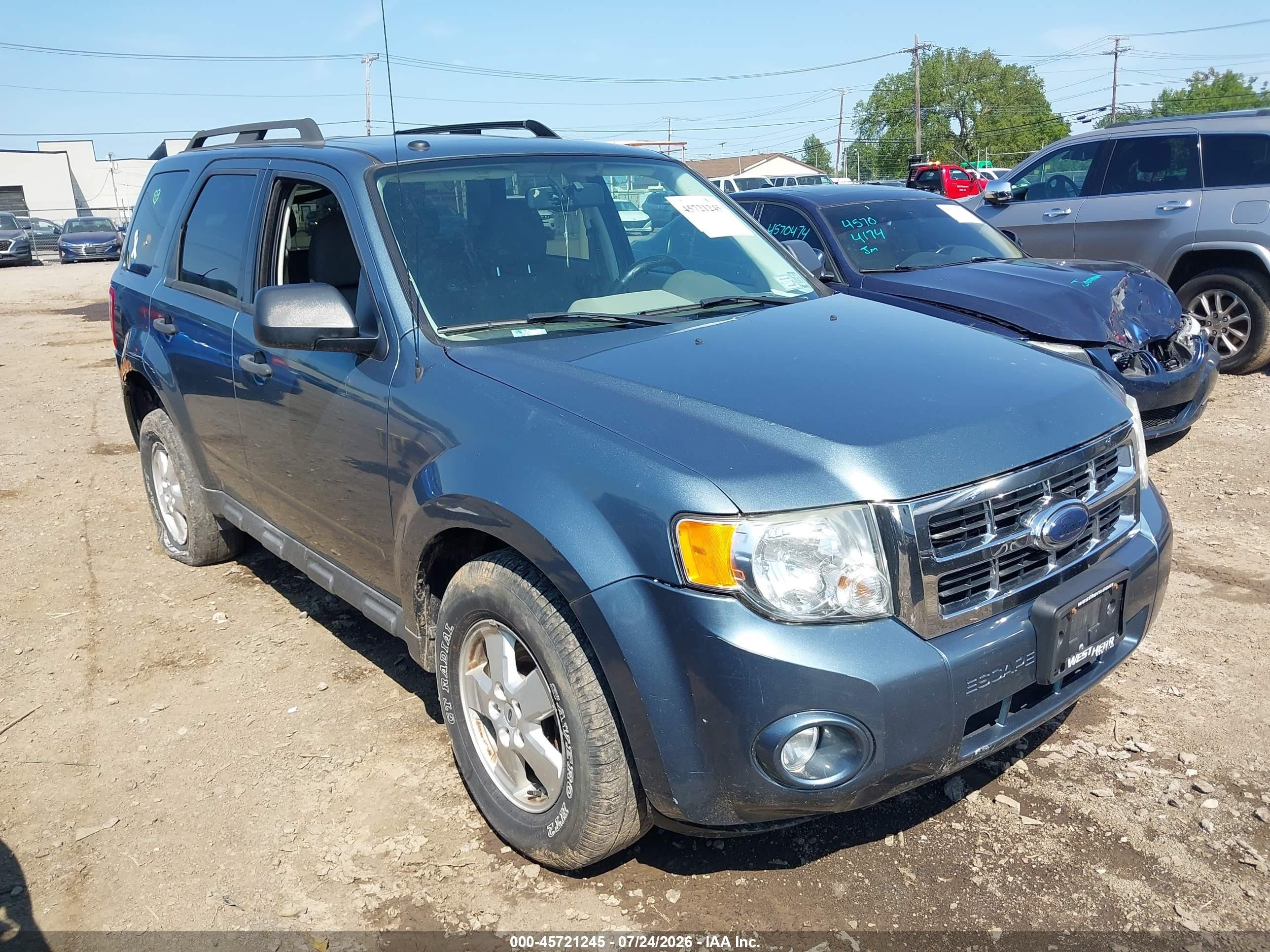 2010 Ford Escape Xlt Blue vin: 1FMCU9D76AKA09025