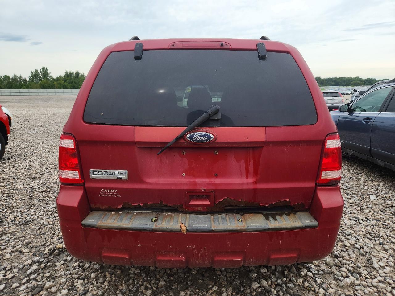 2010 Ford Escape Xlt Красный vin: 1FMCU9D76AKB77358