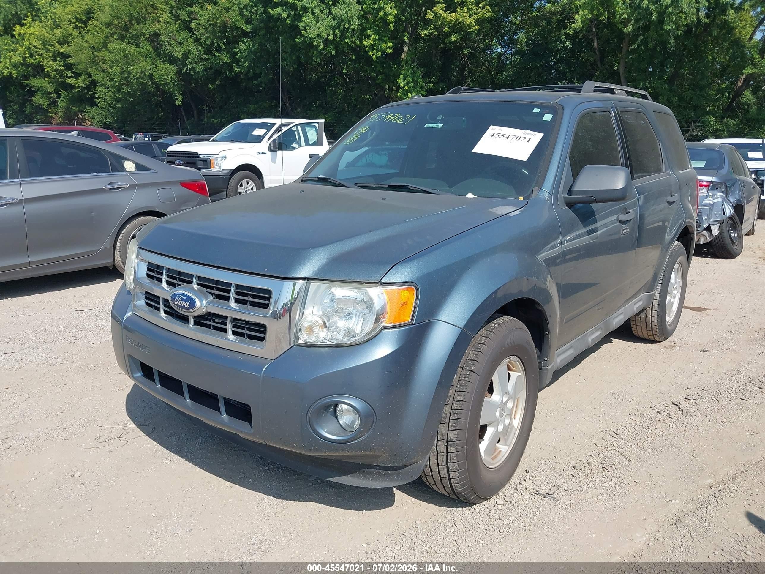 2010 Ford Escape Xlt Blue vin: 1FMCU9D76AKC88489