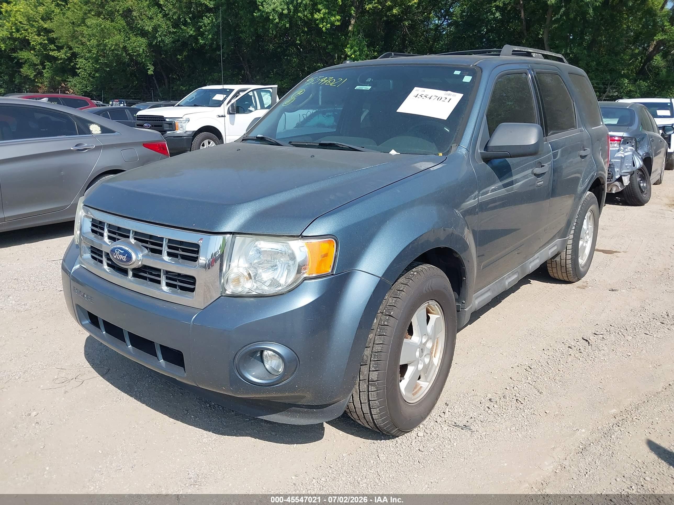 2010 Ford Escape Xlt Blue vin: 1FMCU9D76AKC88489