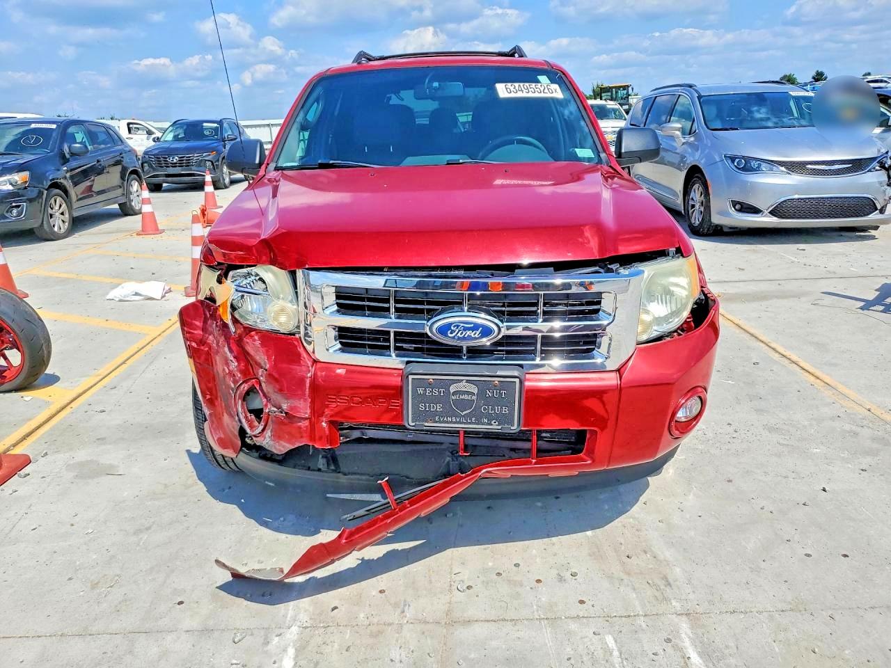 2011 Ford Escape Xlt Burgundy vin: 1FMCU9D76BKA26649