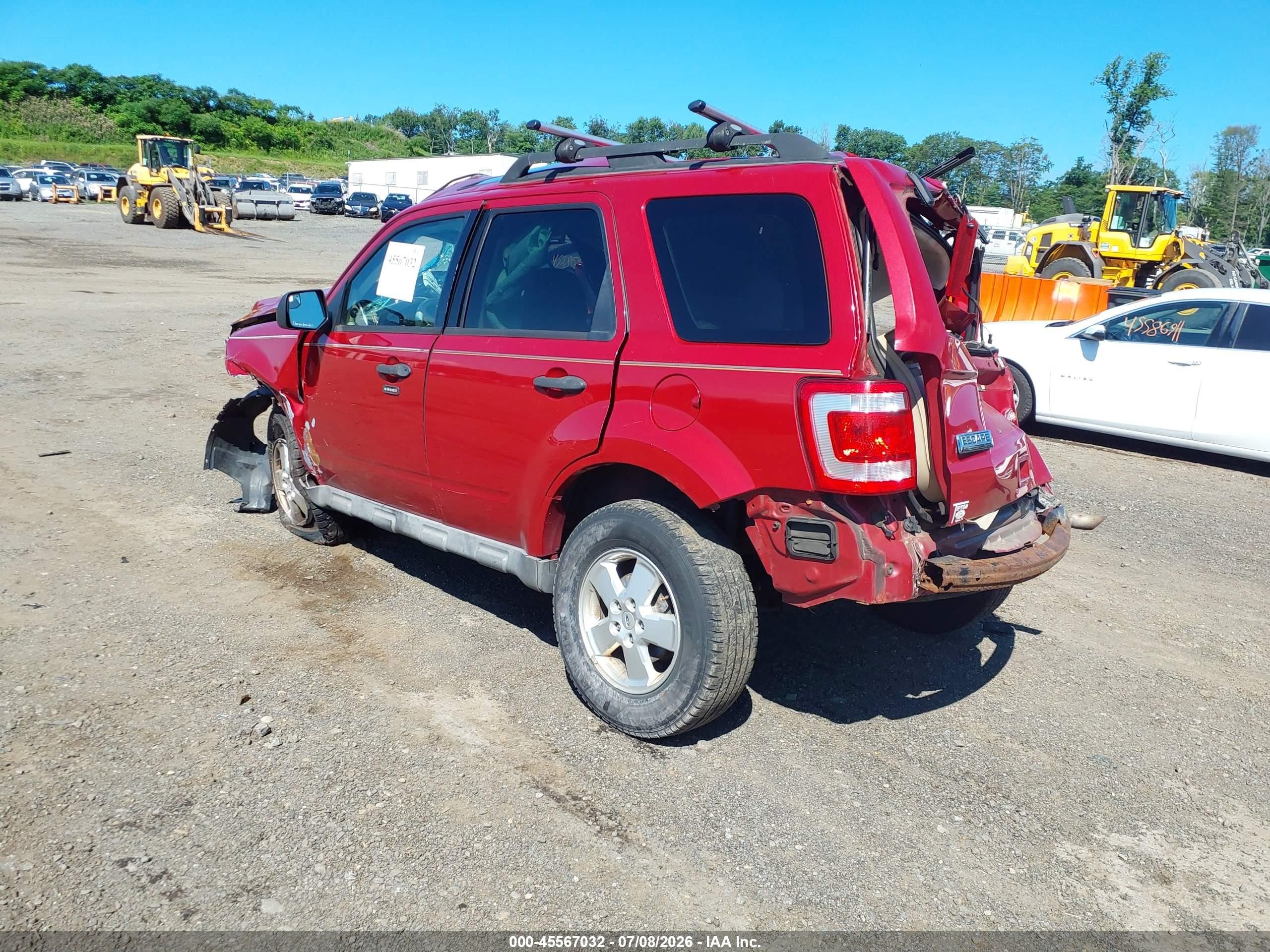 2011 Ford Escape Xlt Red vin: 1FMCU9D76BKA69825