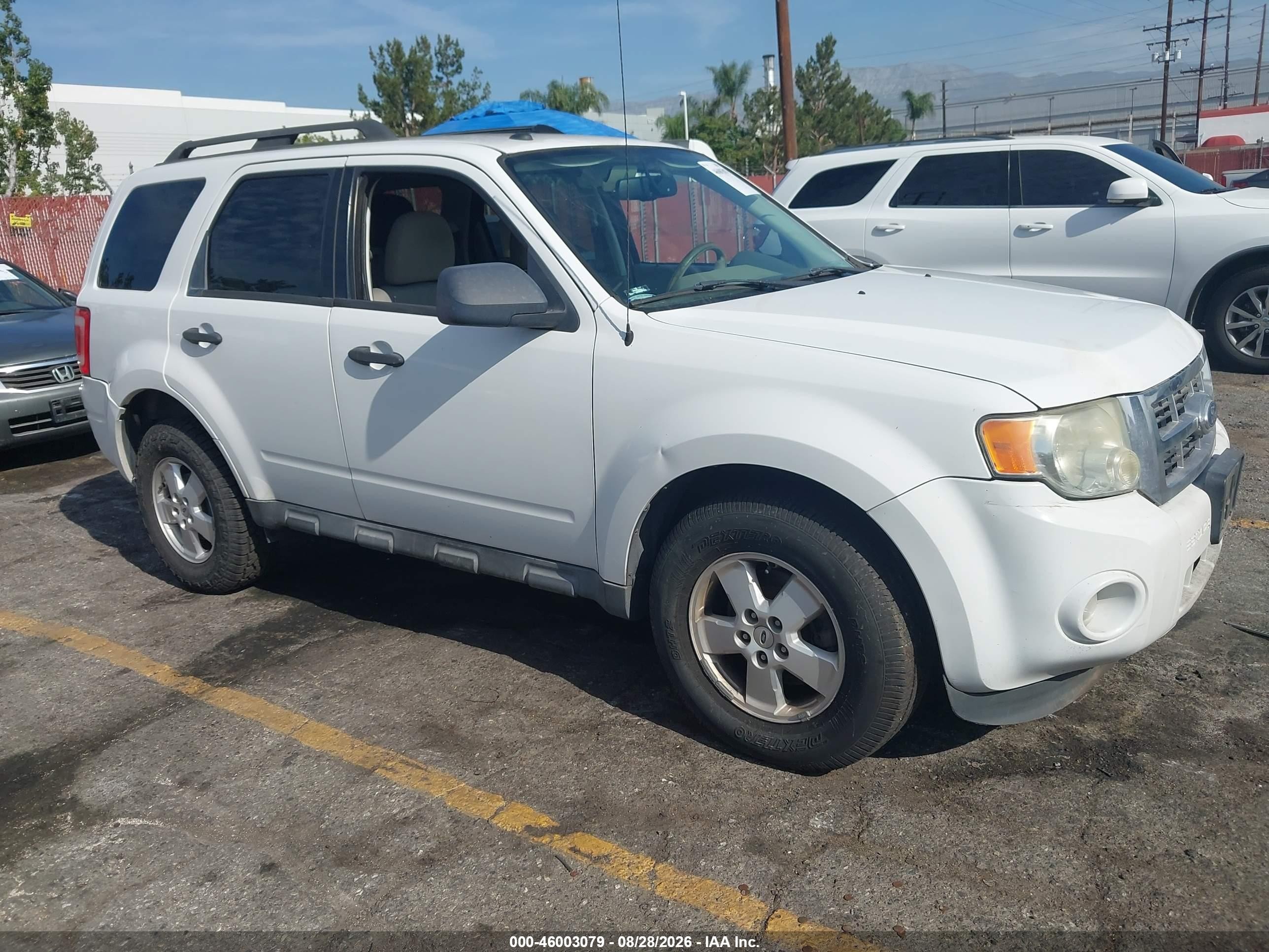 2011 Ford Escape Xlt White vin: 1FMCU9D76BKB34561