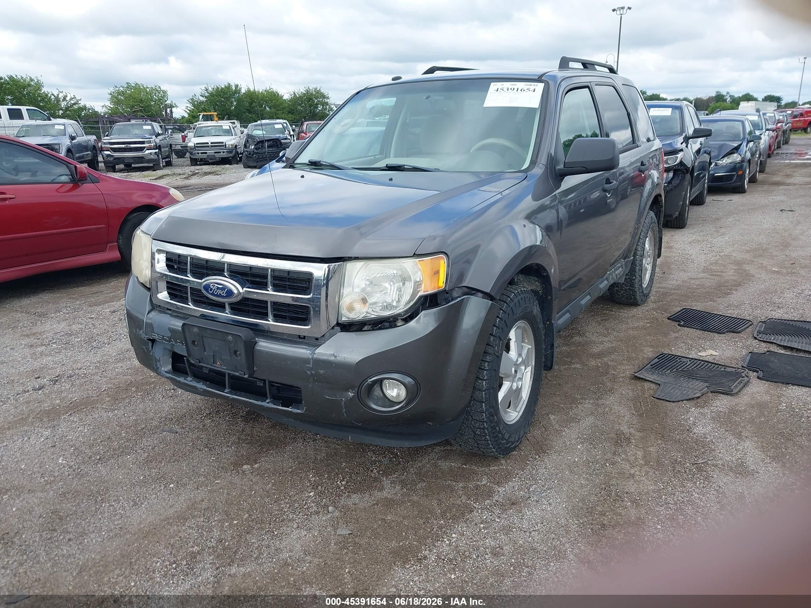 2011 Ford Escape Xlt Серый vin: 1FMCU9D76BKB75420