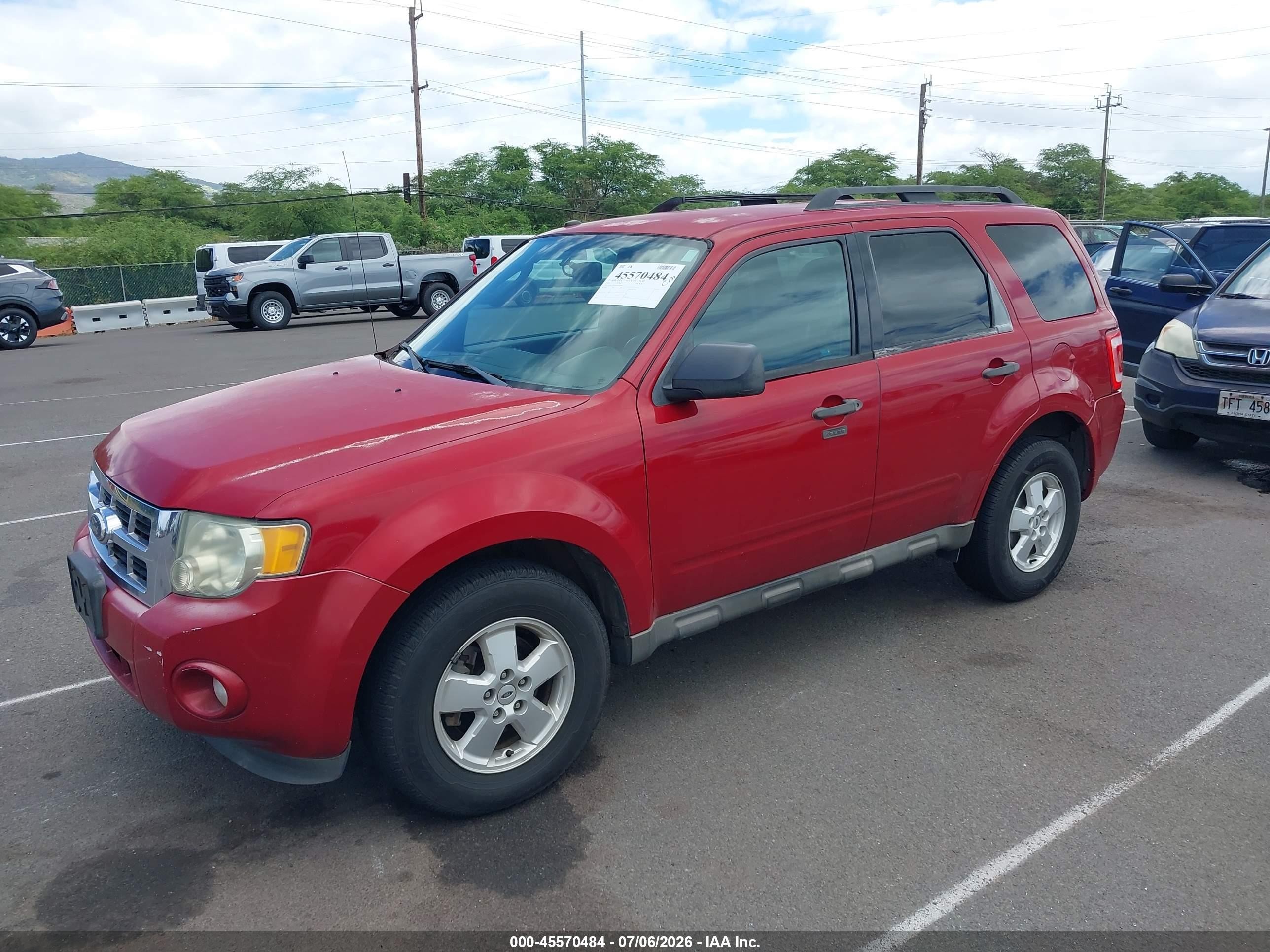 2011 Ford Escape Xlt Red vin: 1FMCU9D76BKB84604
