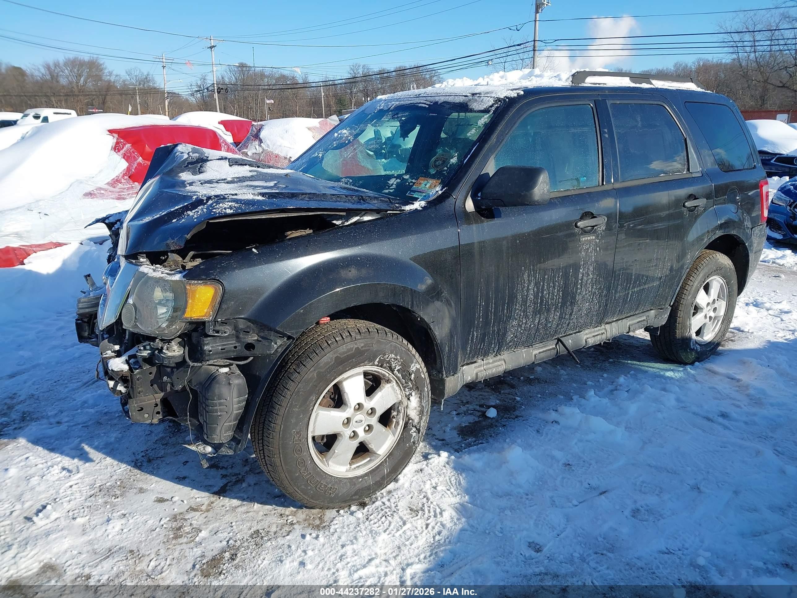 2011 Ford Escape Xlt Black vin: 1FMCU9D76BKC08058