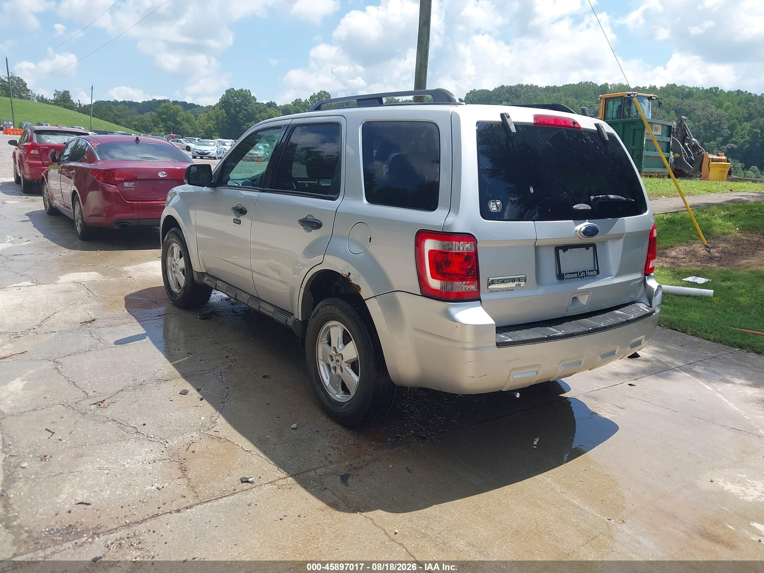 2012 Ford Escape Xlt Silver vin: 1FMCU9D76CKA97836