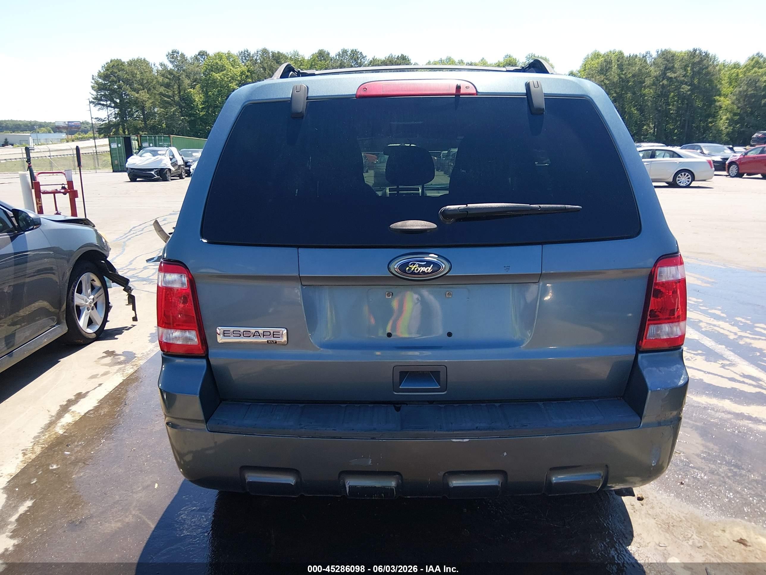 2012 Ford Escape Xlt Light Blue vin: 1FMCU9D76CKB16322