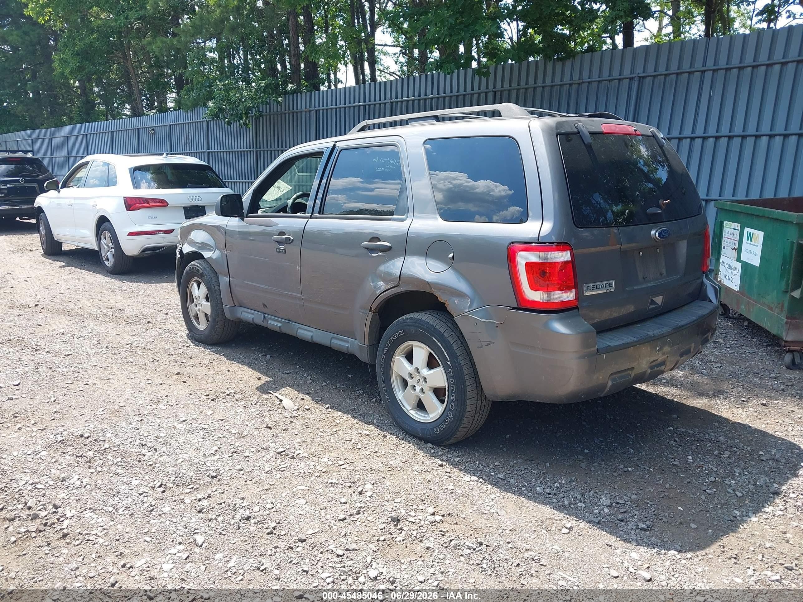 2012 Ford Escape Xlt Gray vin: 1FMCU9D76CKB61244