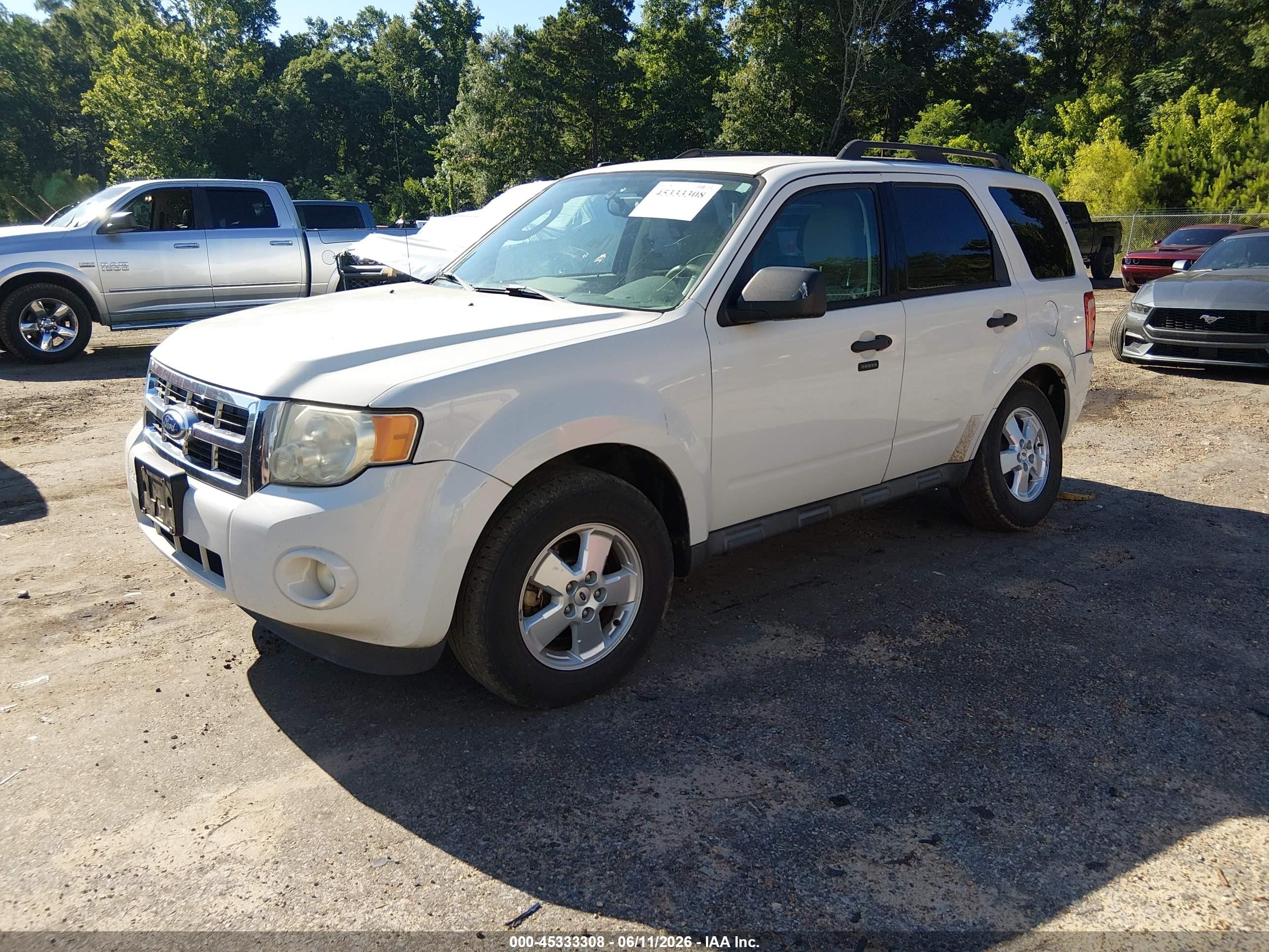 2012 Ford Escape Xlt Белый vin: 1FMCU9D76CKB68520