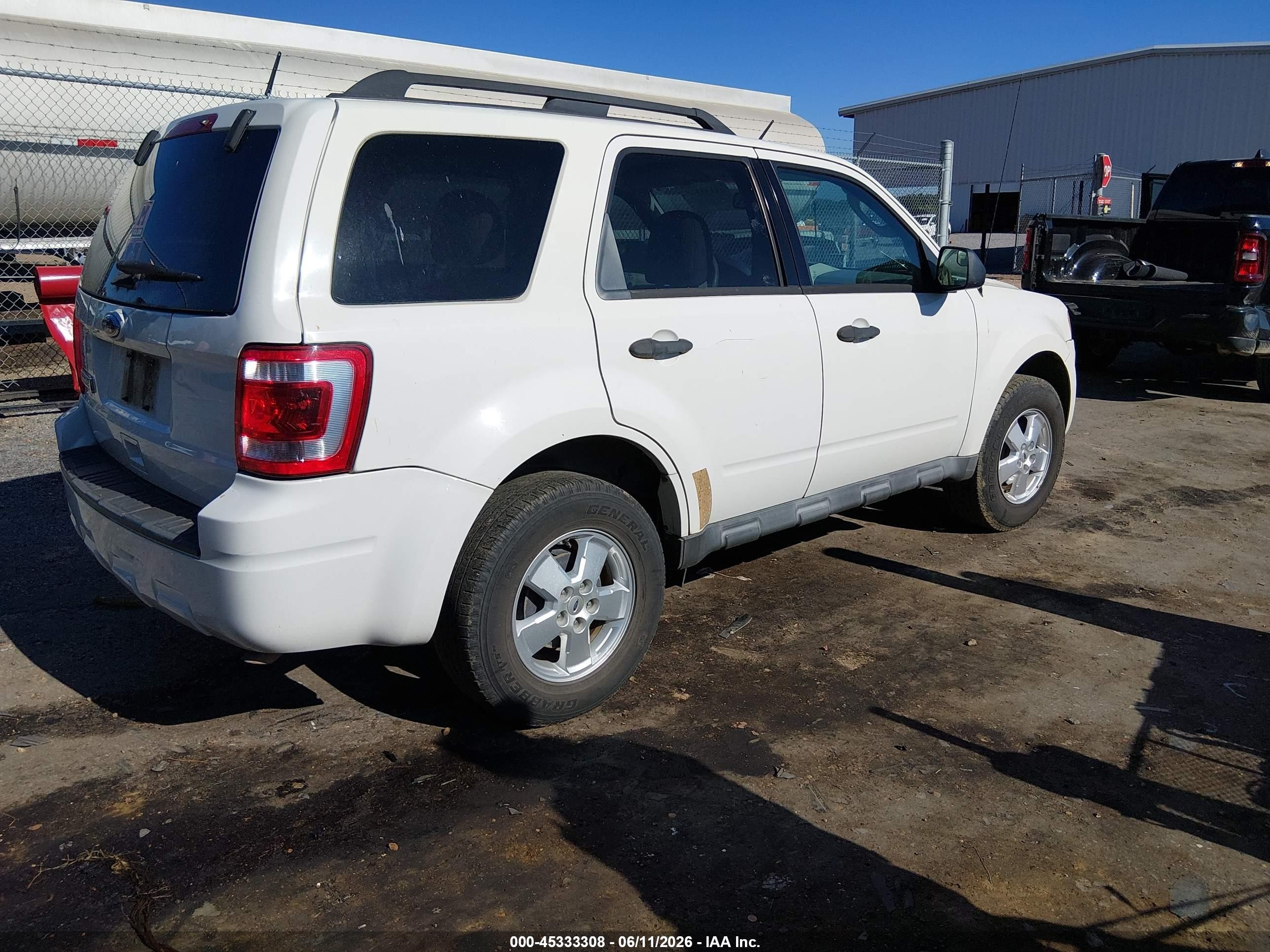 2012 Ford Escape Xlt Белый vin: 1FMCU9D76CKB68520