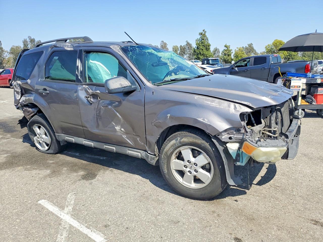 2010 Ford Escape Xlt Gray vin: 1FMCU9D77AKC28091