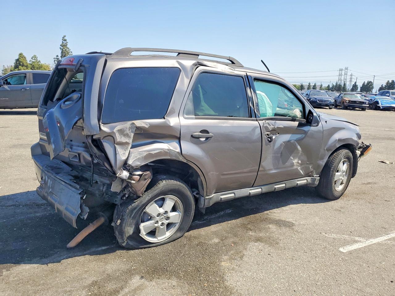 2010 Ford Escape Xlt Gray vin: 1FMCU9D77AKC28091