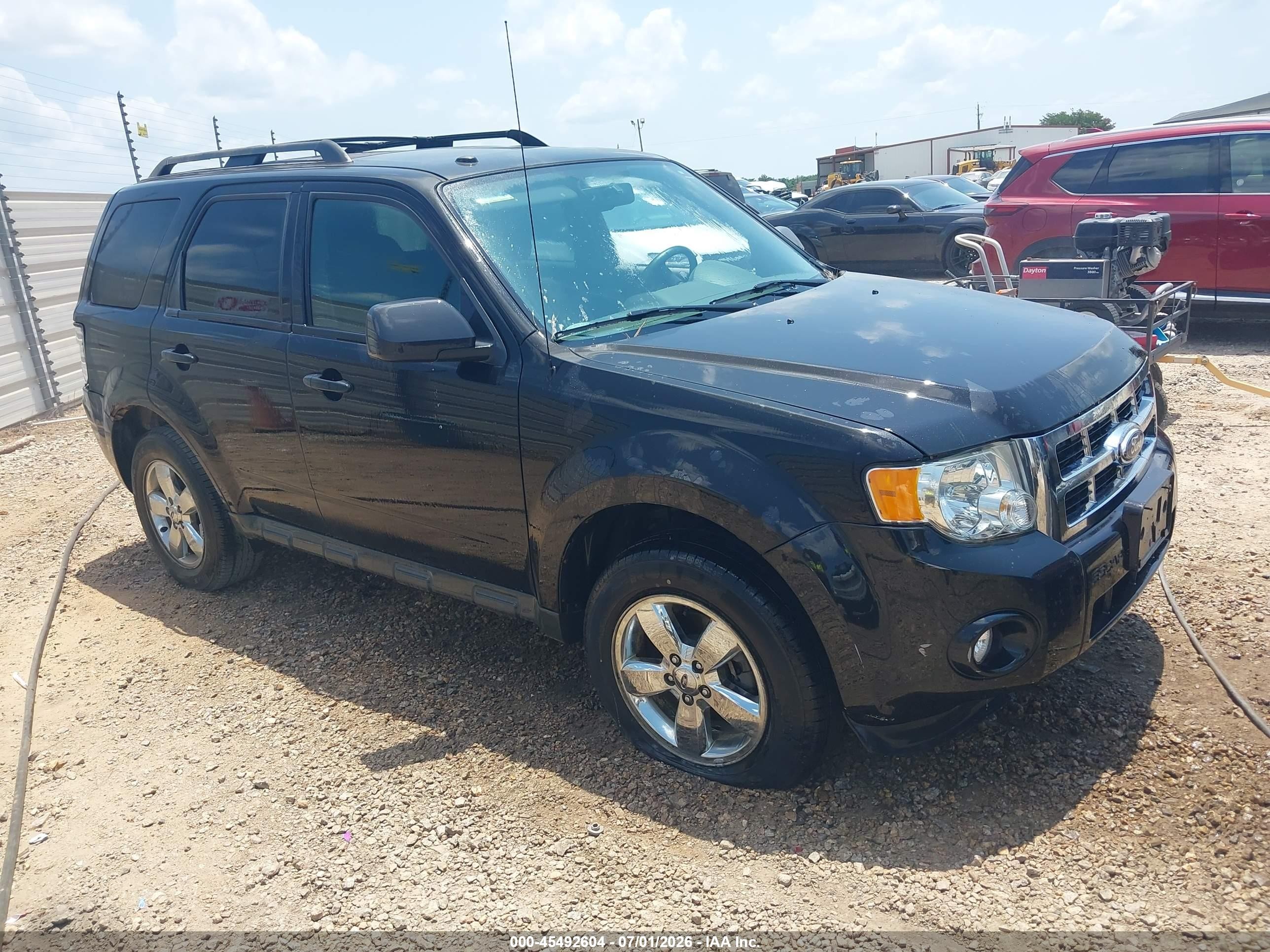2011 Ford Escape Xlt Black vin: 1FMCU9D77BKA44271