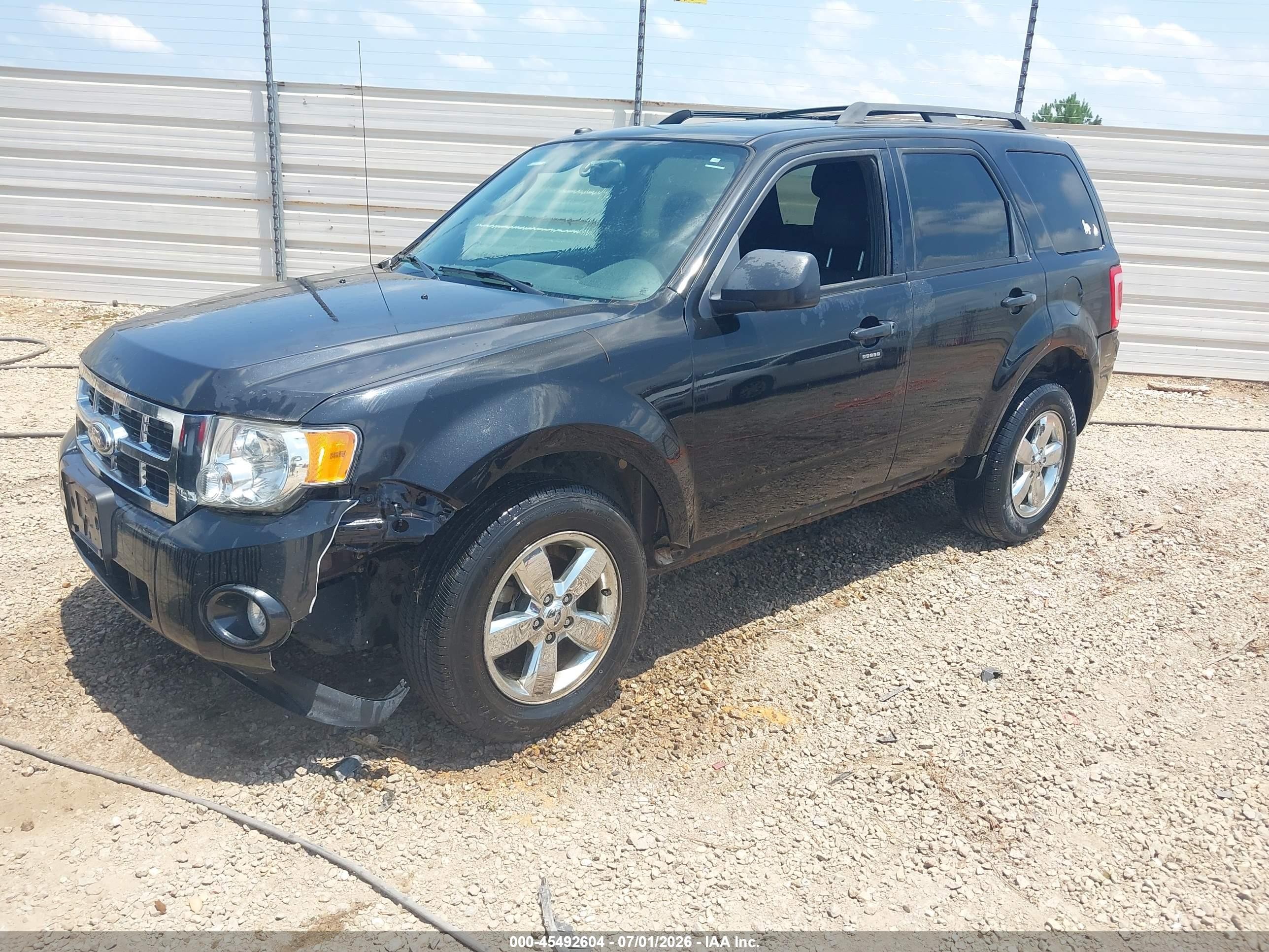 2011 Ford Escape Xlt Black vin: 1FMCU9D77BKA44271
