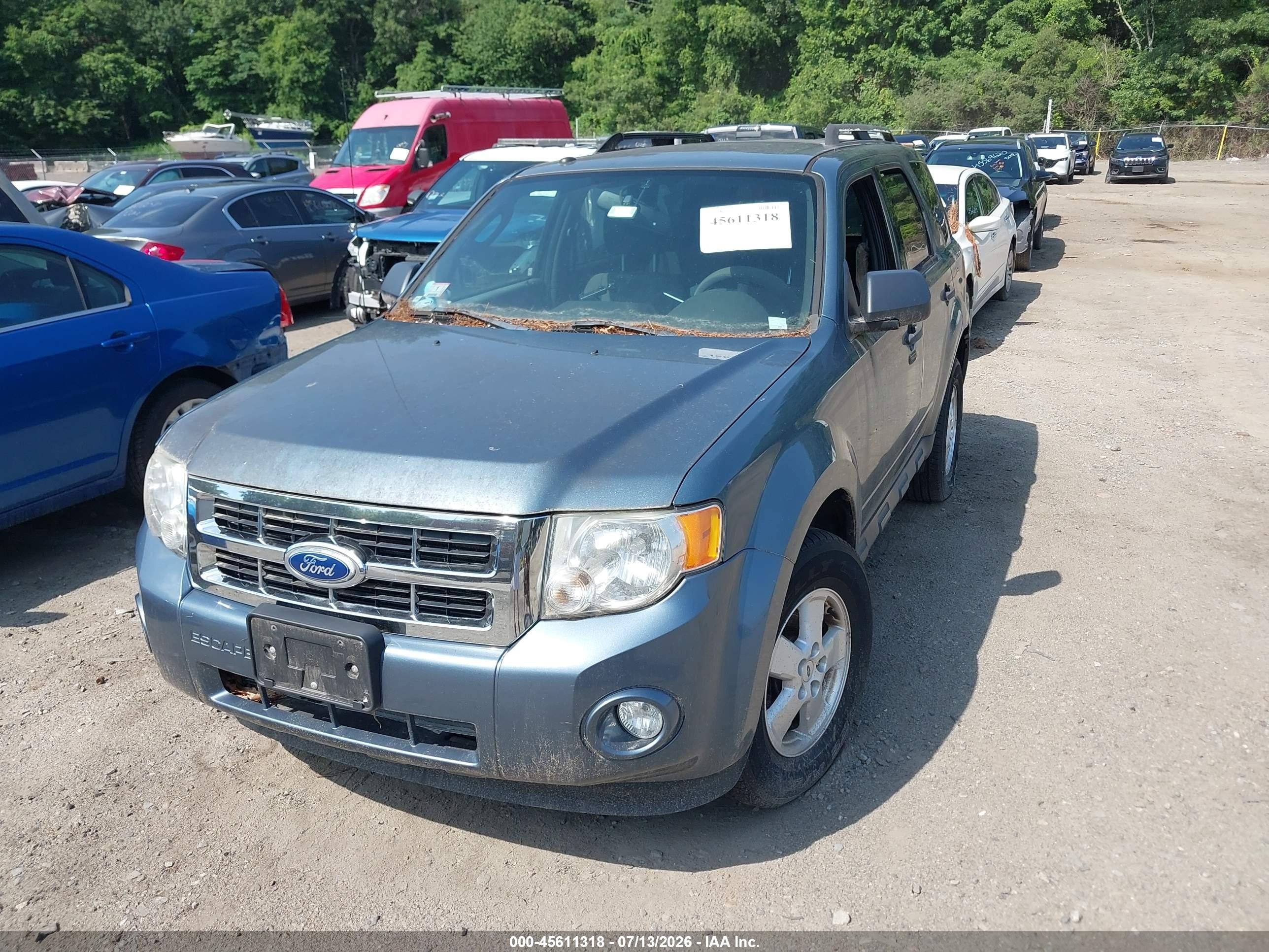2011 Ford Escape Xlt Синий vin: 1FMCU9D77BKB08406