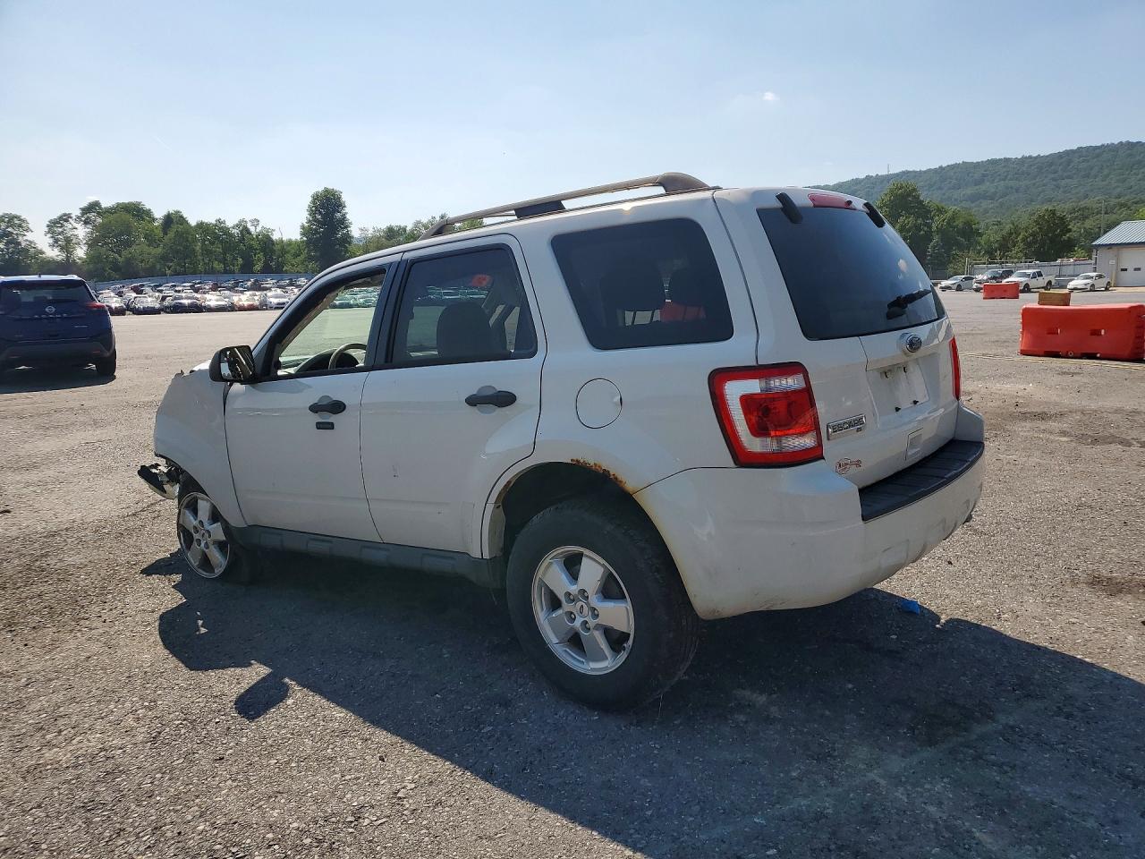 2012 Ford Escape Xlt White vin: 1FMCU9D77CKA56499